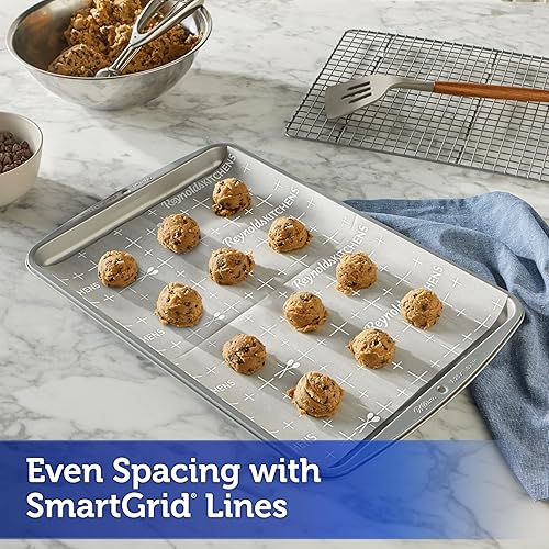 Miniatura 4 de Reynolds Kitchens, hojas para hornear galletas, papel vegetal precortado, 25 hojas (paquete de 4), 100 hojas en total