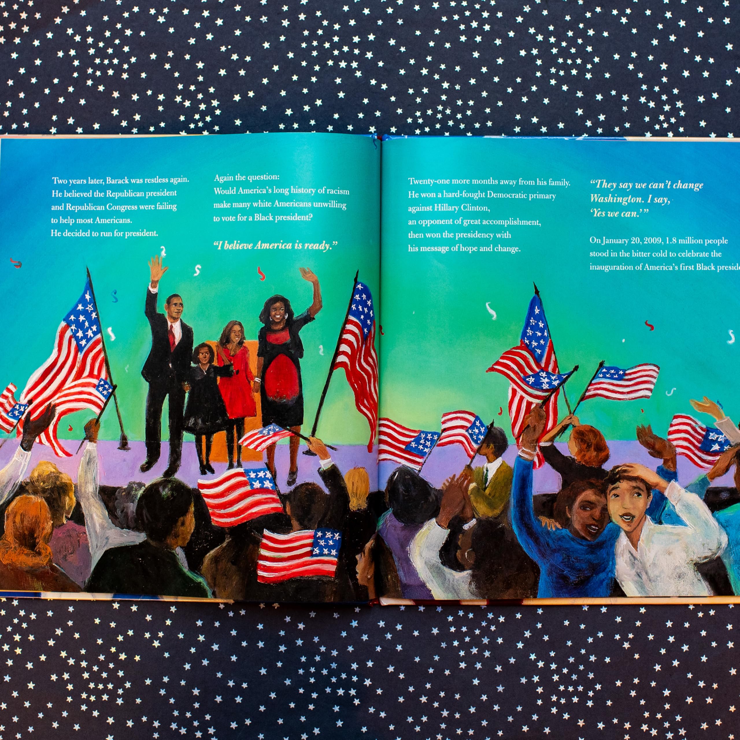 Beacon of Hope: The Life of Barack Obama (A Big Words Book) - Image 7