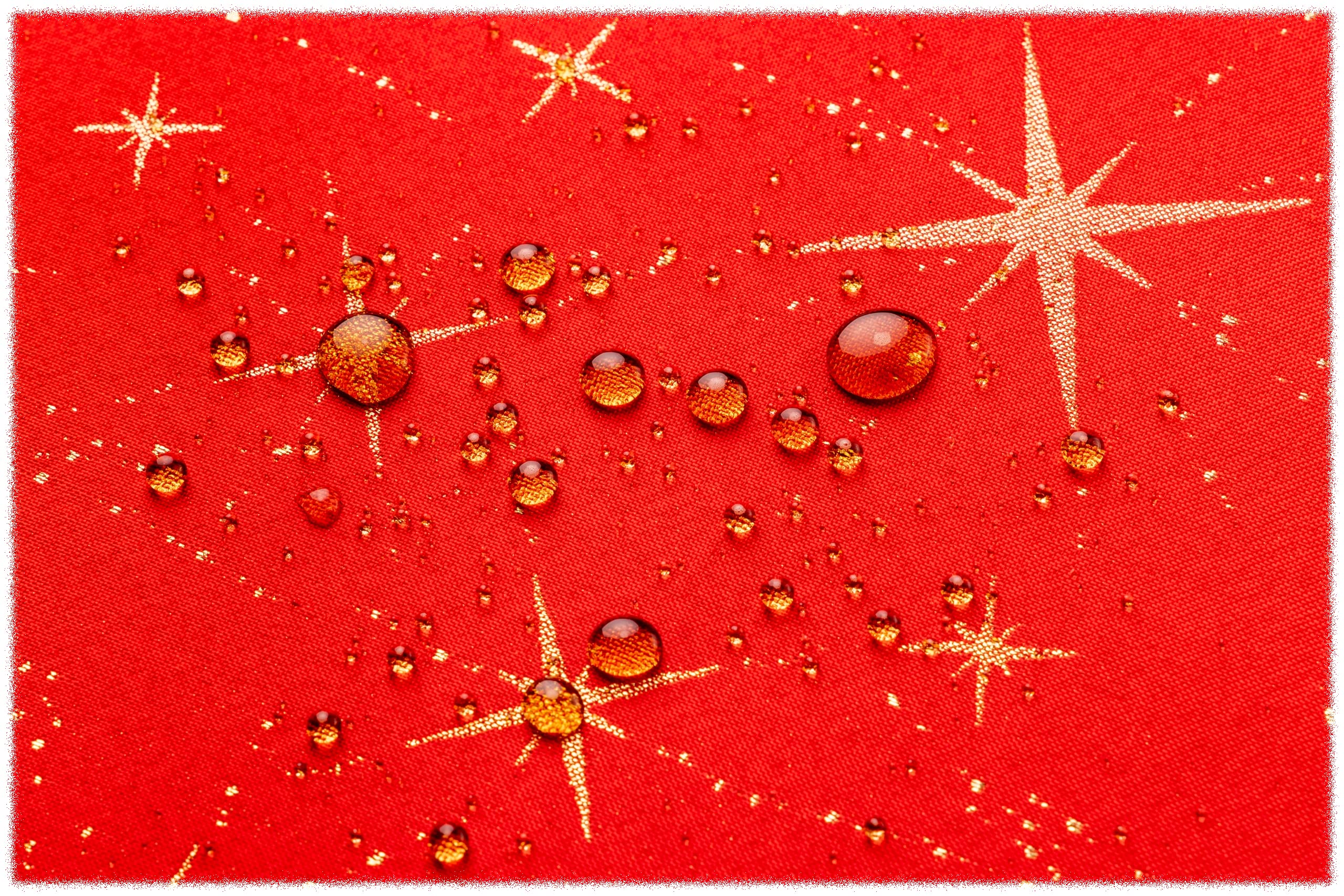 Mantel navideño, resistente a las manchas, antimanchas, mantel de dos caras, de poliéster, elegante decoración para mesa de Navidad (130 x 180 cm, estampado rojo-01)