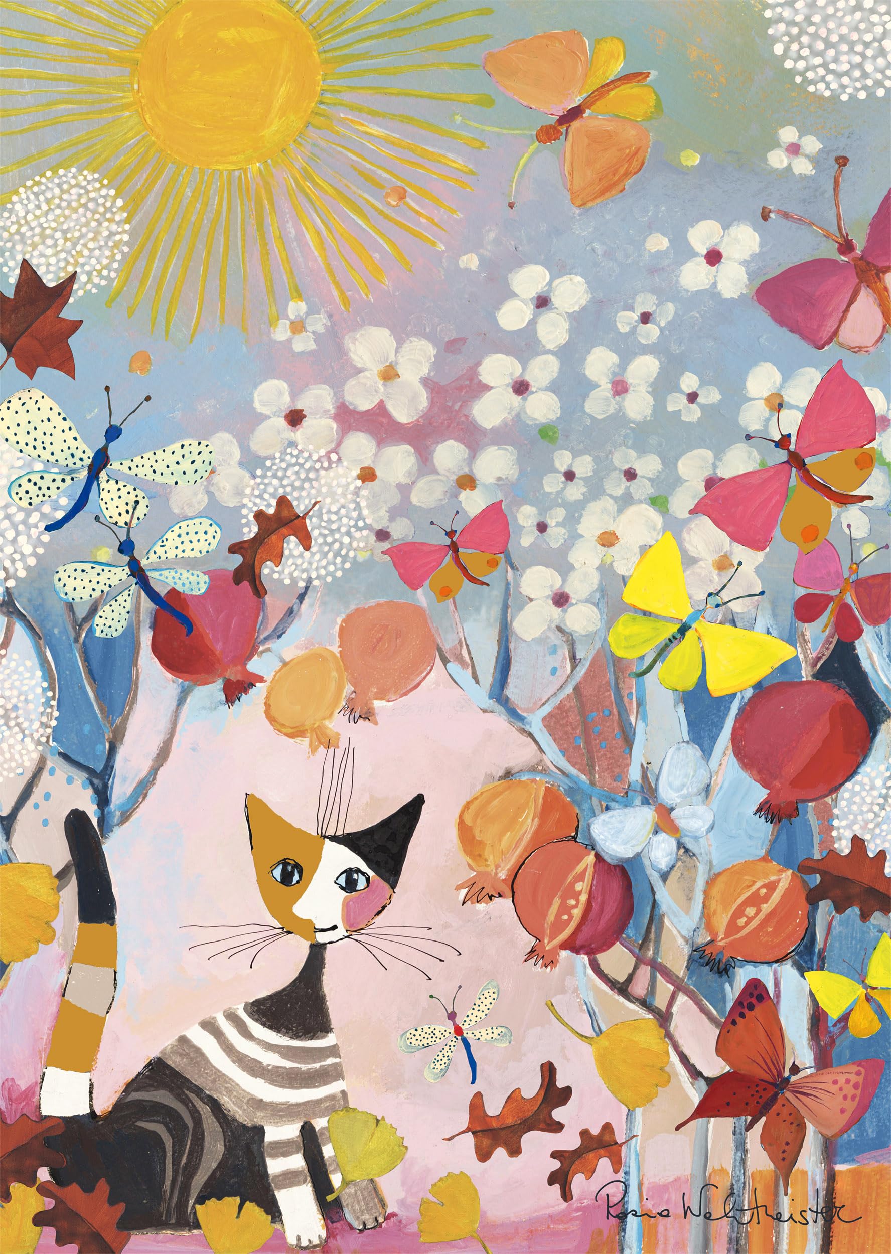 Schmidt | Rosina Wachtmeister: Striped Kitten | 1,000 Piece Jigsaw Puzzle | Age 14+
