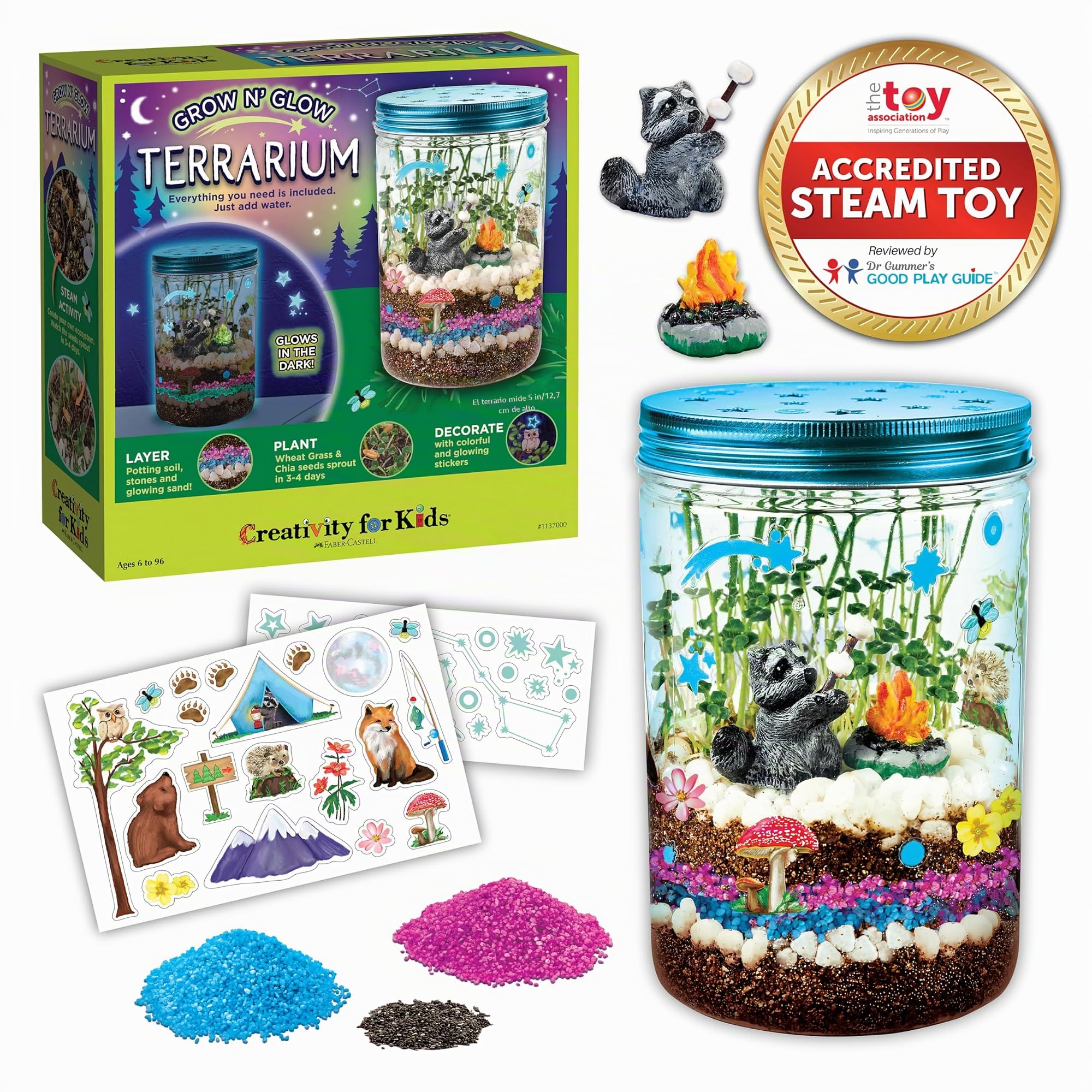 Creativity For Kids Grow 'n Glow Terrarium Model: 1137000 by Creativity for Kids by Creativity for Kids
