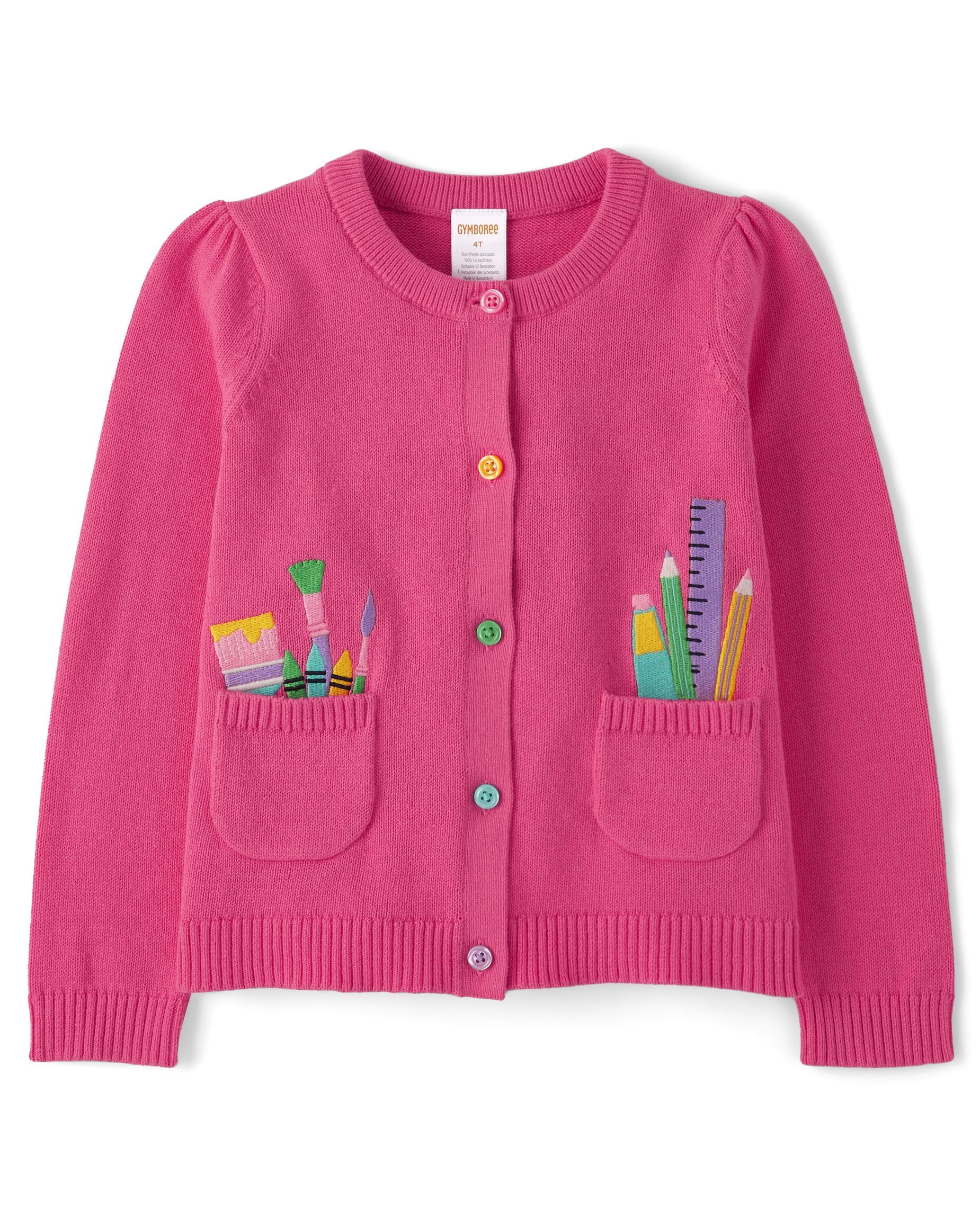 Gymboree Baby-Girls and Toddler Long Sleeve Button Front Cardigan