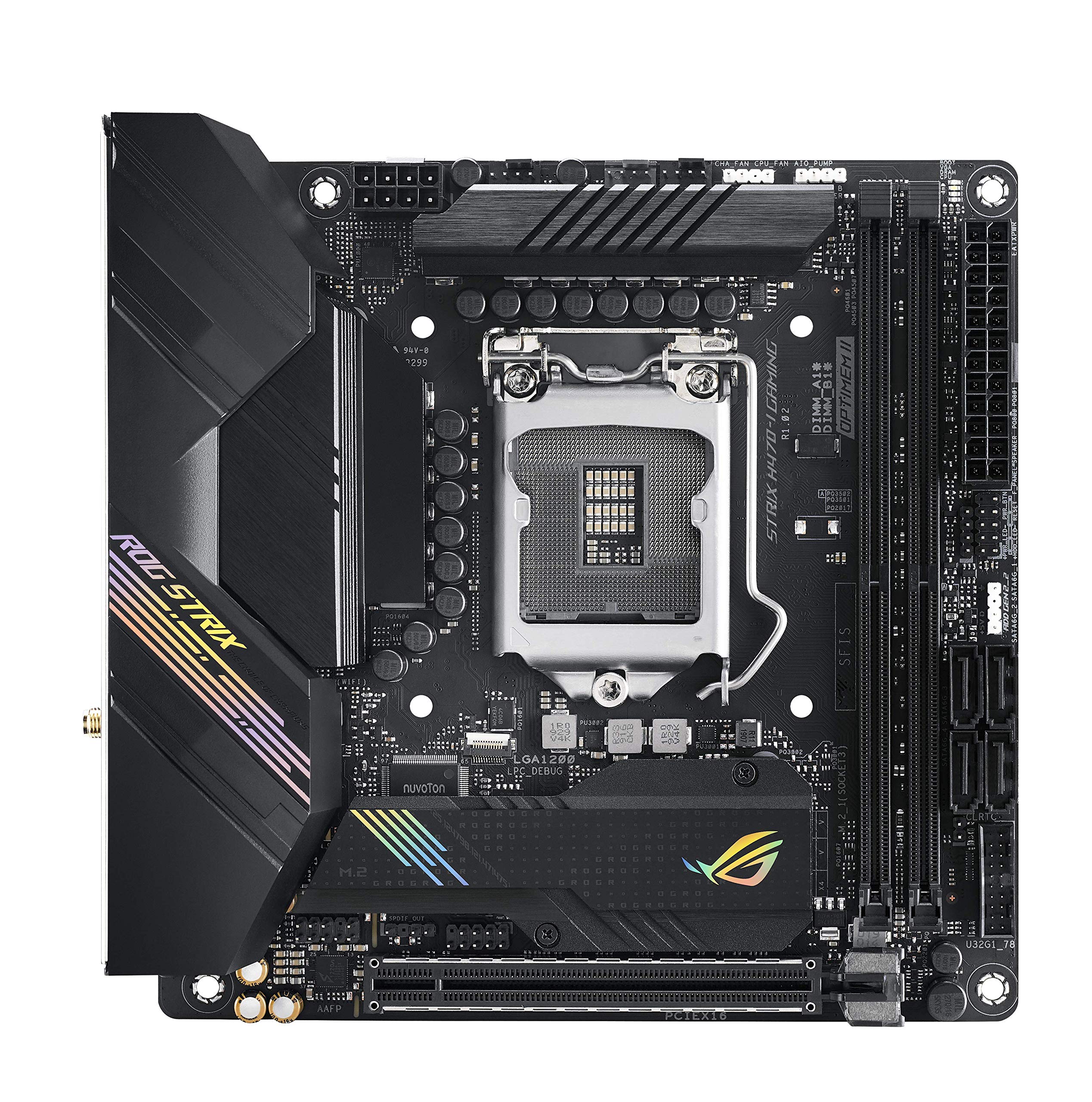 Amazon.com: ASUS ROG Strix H470-I Gaming (WiFi 6) B460 LGA 1200 