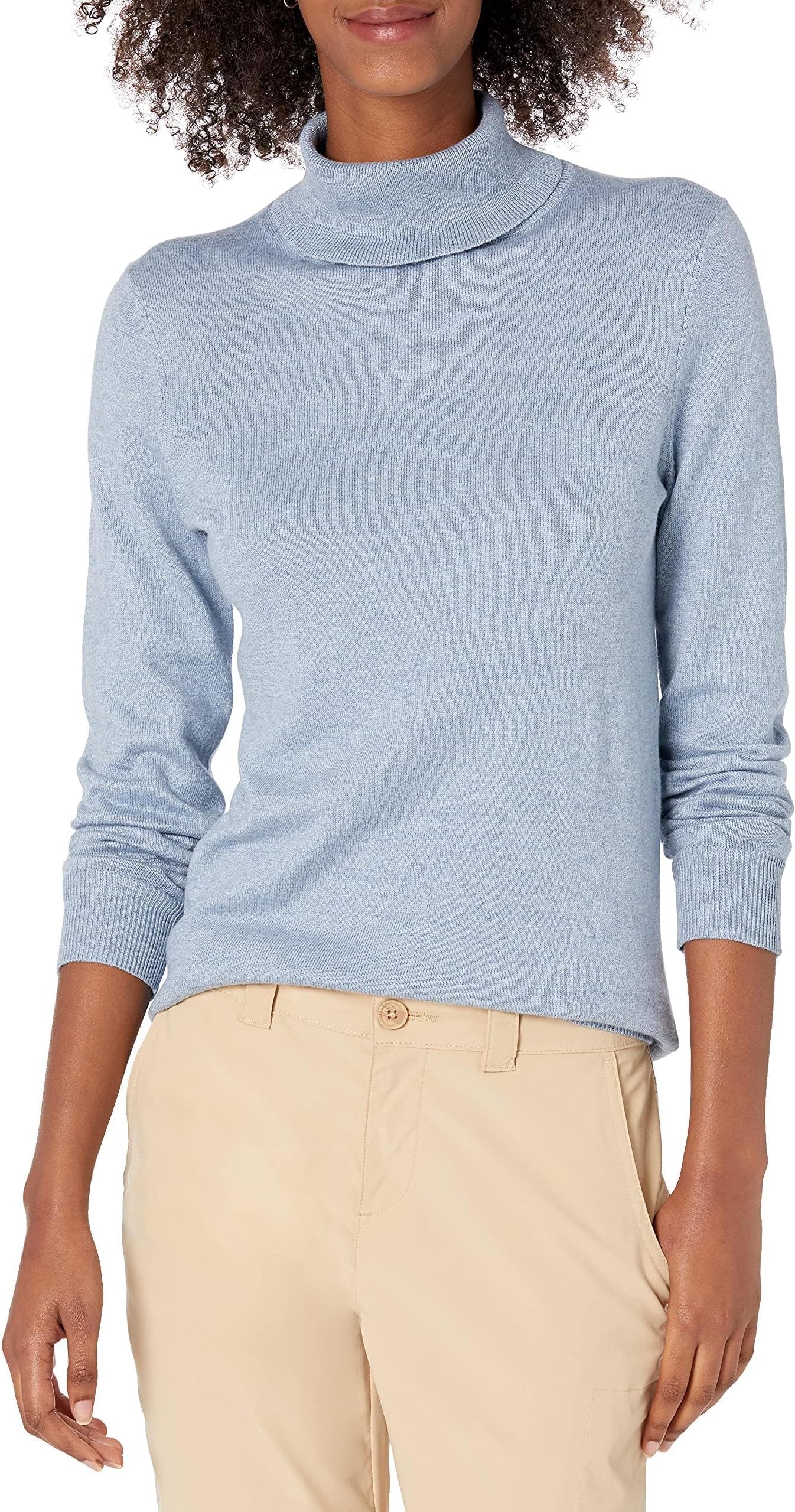 Amazon Essentials Women's Lightweight Turtleneck Sweater