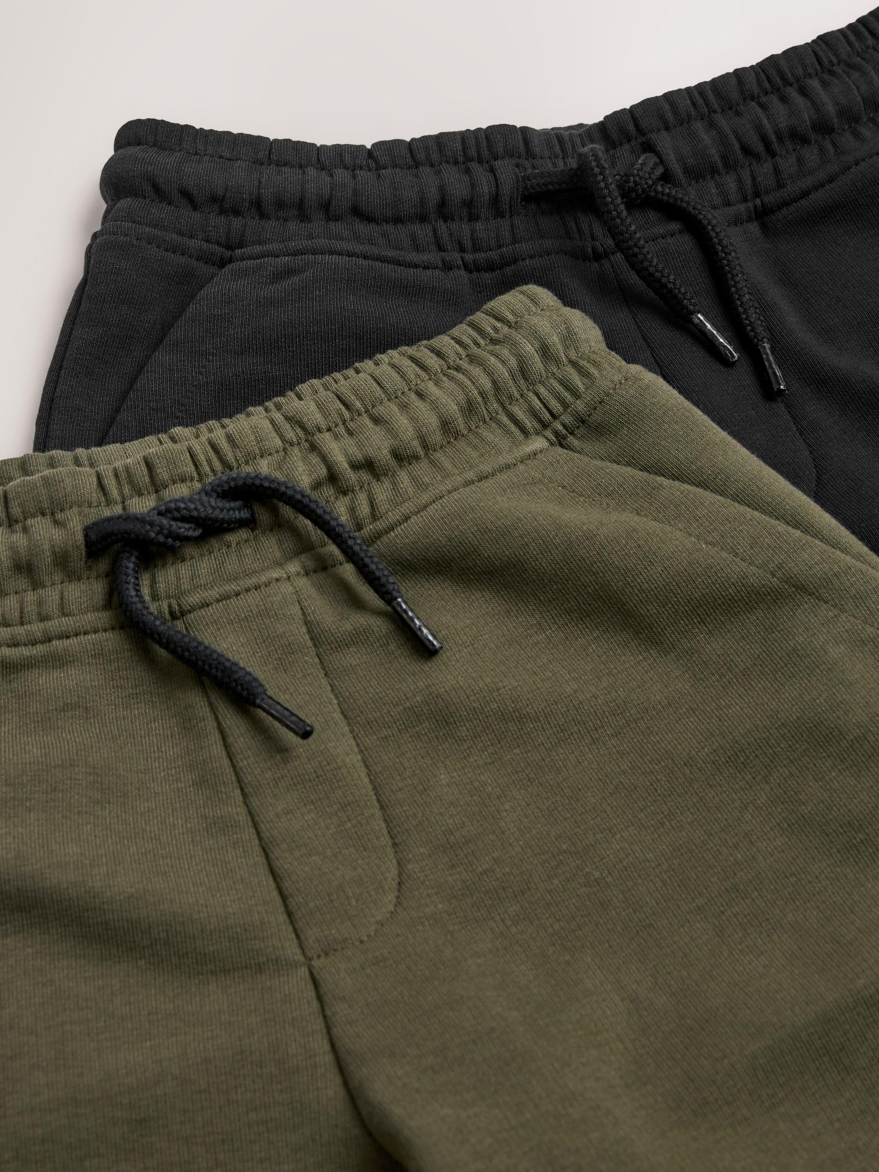 NEXT Niños Pack de 2 Pantalones Cortos de Punto básicos