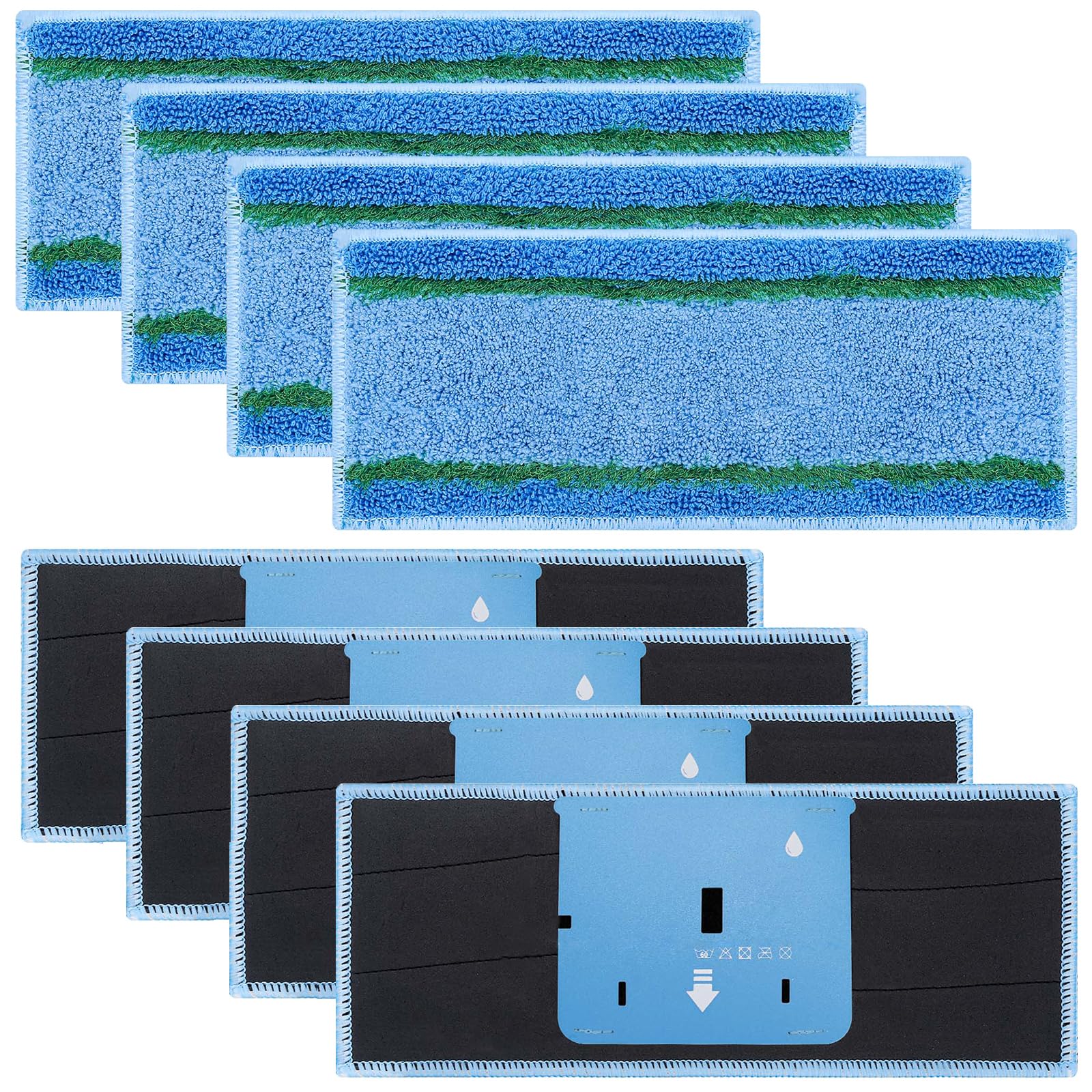 Extolife 8 Pack M6 Mopping Wet Pads - steam cleaners steam mops and accessories | Mubboo