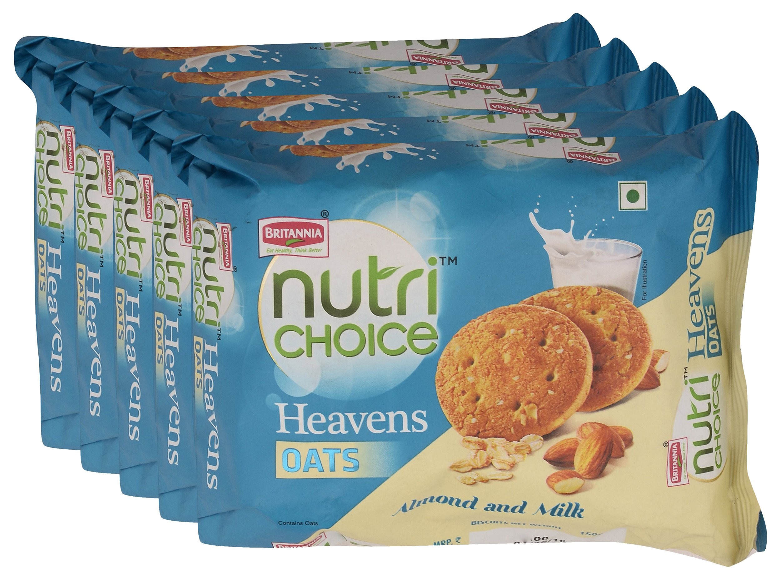 See full amazon price history chart for Britannia Nutri Choice Cookies - Heavens Oats Almond and Milk, 150g (Pack of 5) Promo Pack Britannia Nutri Choice Cookies - Heavens Oats Almond and Milk, 150g (Pack of 5) Promo Pack (B074JHKFBZ) Amazon Price History, Amazon Price Tracker