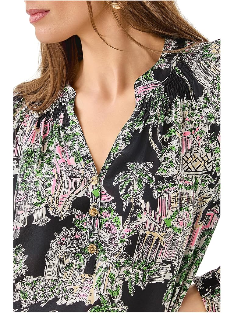 Black Lilly Pulitzer Elsa Top