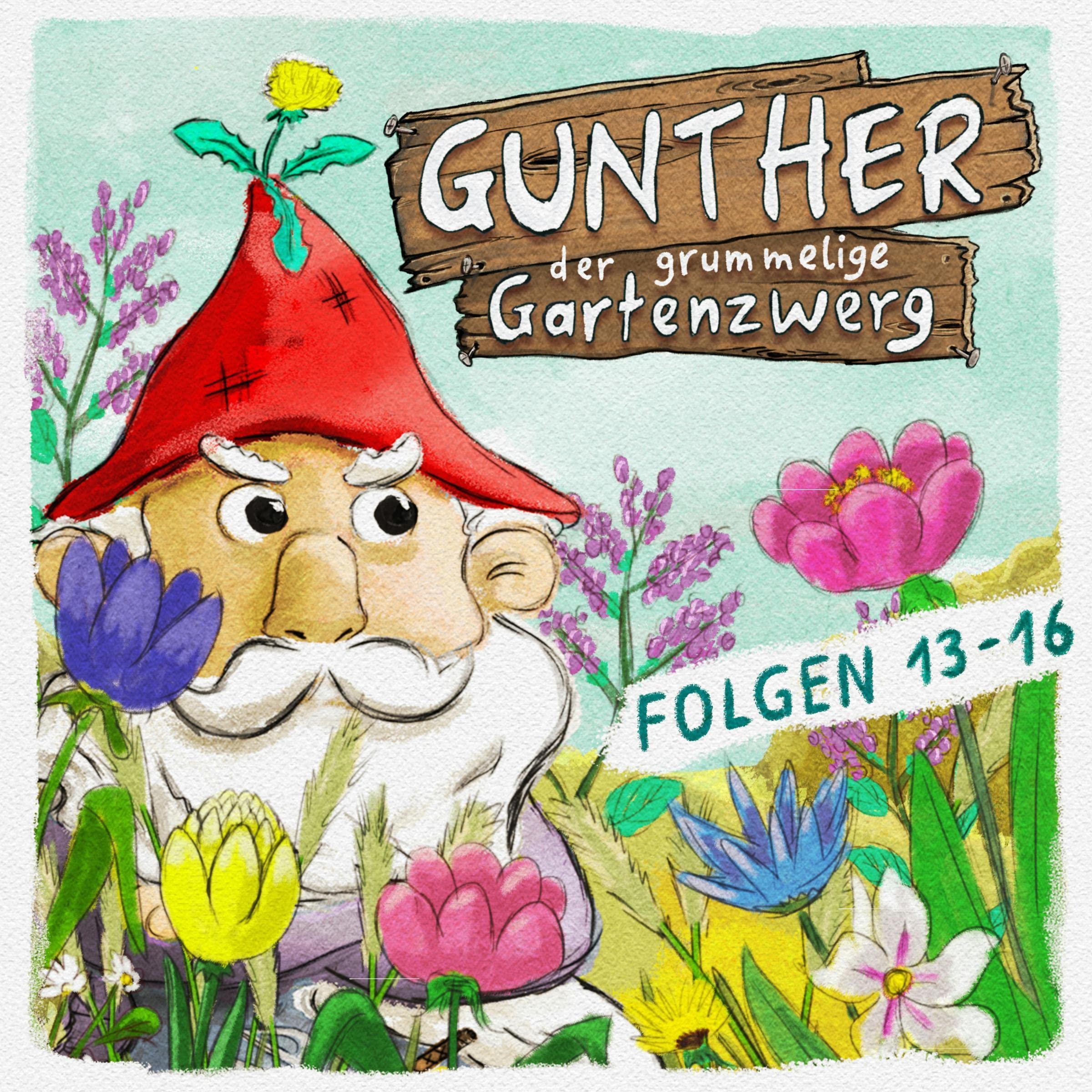 Cover art for Gunther, der grummelige Gartenzwerg, Folge 13 - 16
