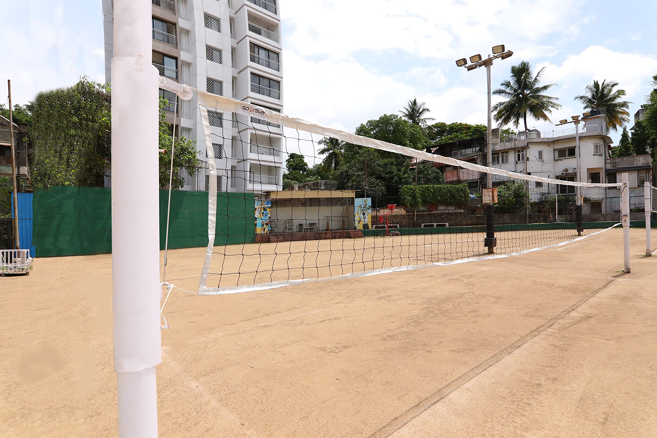 Garware Sportiva Professional Sports Volleyball Net- HDPE (32.8 ft. X 3.28 ft.) for Indoor and Outdoor (Black) (B07BTH7G8T) Amazon Price History, Amazon Price Tracker