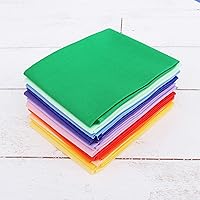 Vista 2 de Threadart Paquete de 12 cuartos de grasa Arco iris y pastel sólidos 100% tela de algodón Tela de acolchado 100% algodón premium Sin duplicados