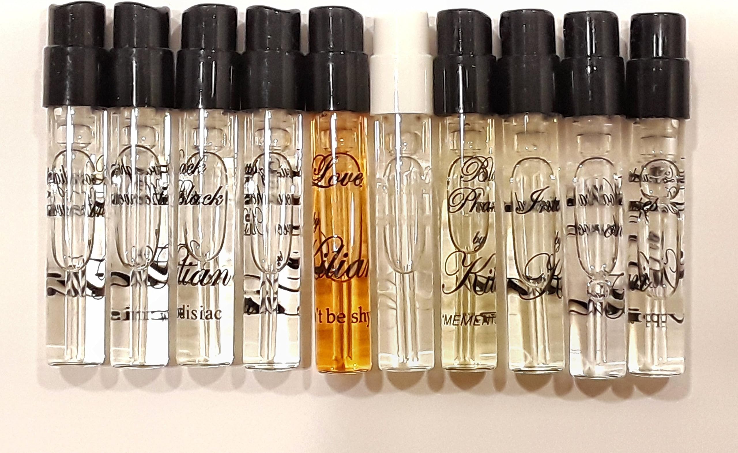 10 x Different Kilian Eau de Parfum Samples Set (0.05 oz / 1.5 ml each vial)