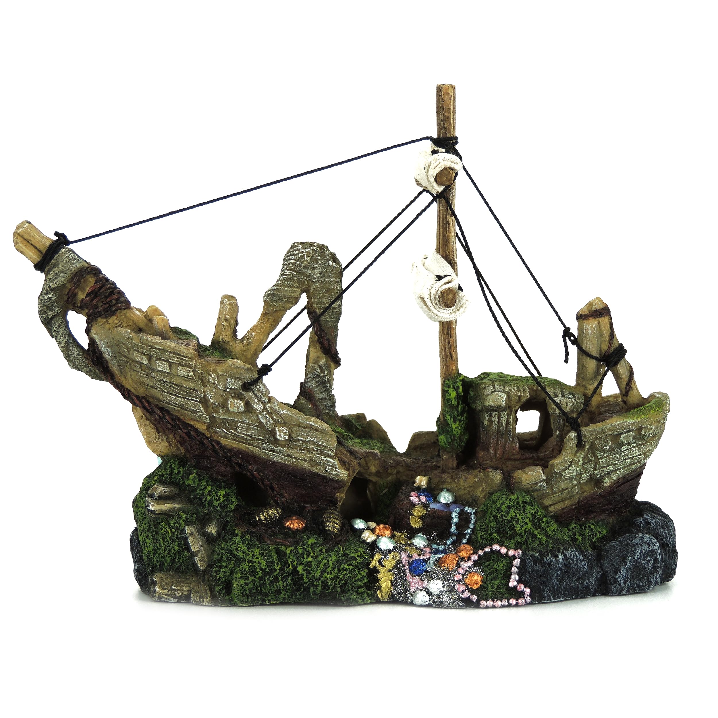 CLASSIC Shipwreck Aquarium Ornament Decoration 240mm