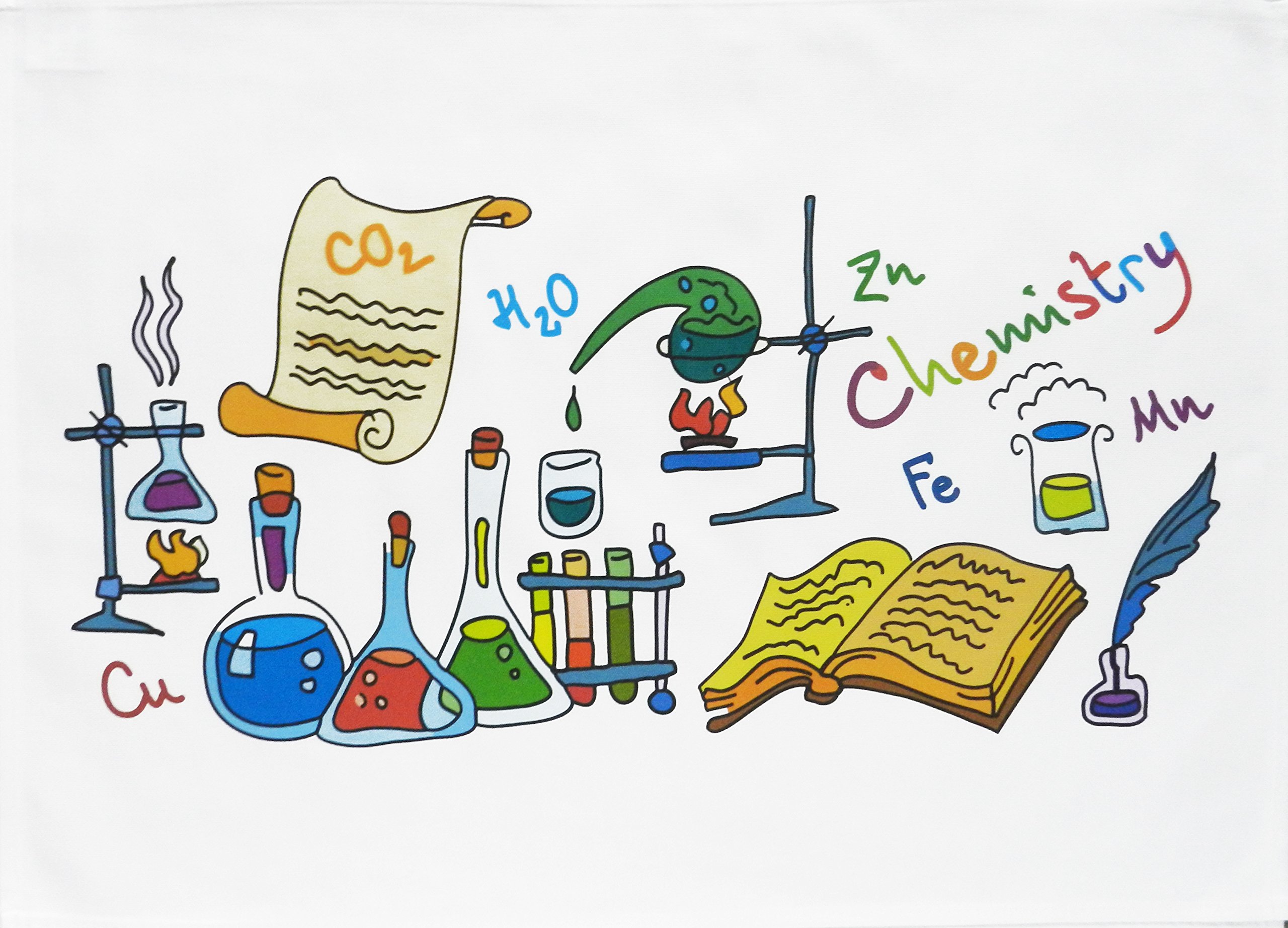 Half a Donkey The Chemistry Bench Cotton Tea Towel