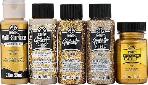 Miniatura 9 de FolkArt Best Acrylic Craft 96424 - Juego de pintura con 5 fórmulas rosas de primera calidad