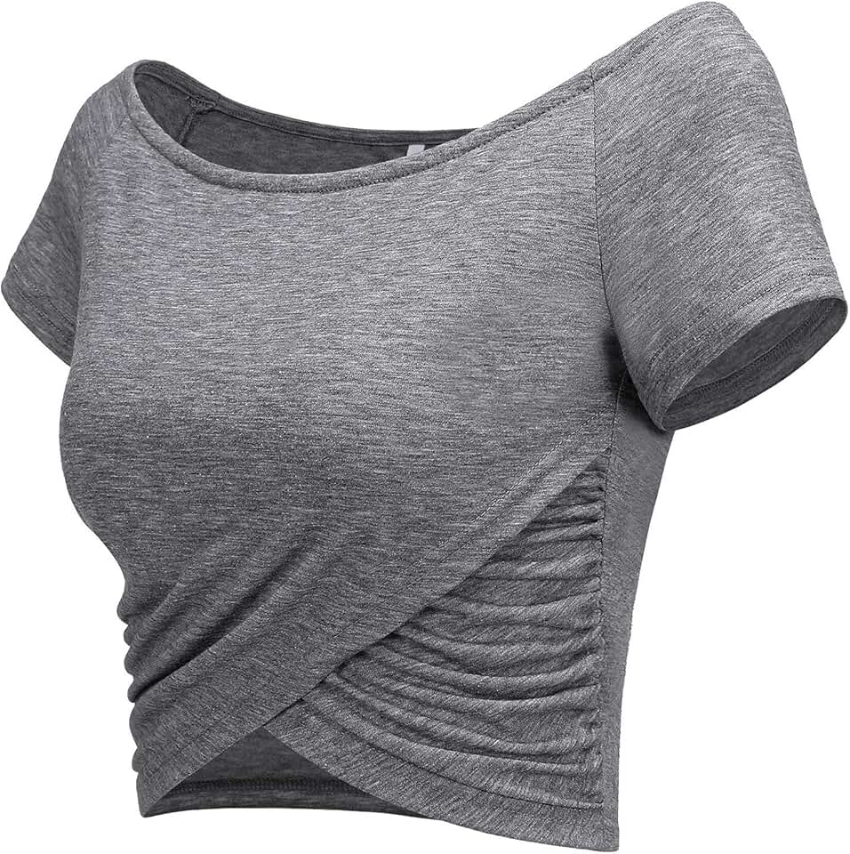 off the shoulder workout tops