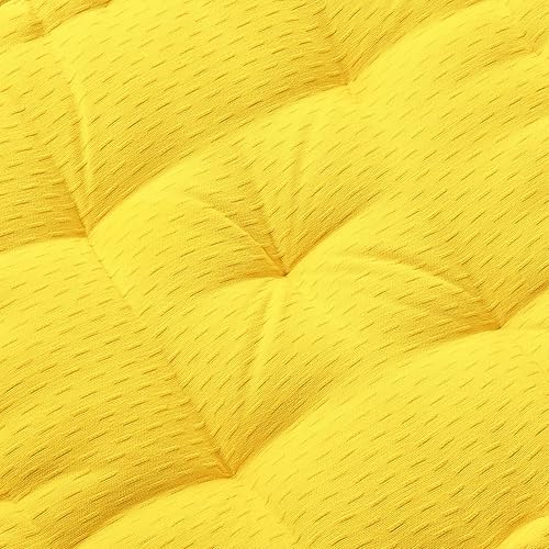 Miniatura 6 de Getmo Resin Almohada de suelo de meditación, cojín grande para suelo, almohadas cuadradas para adultos, cojín de meditación grueso de felpilla para