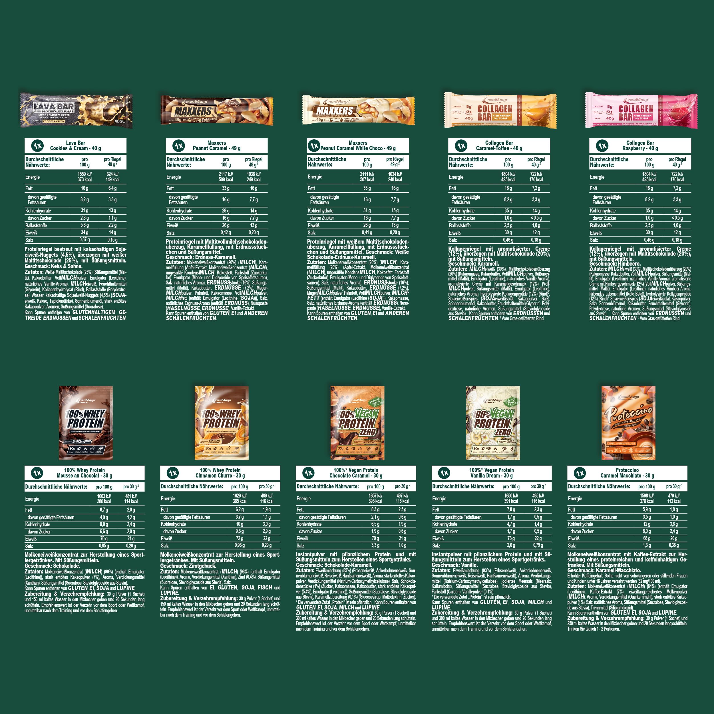 IronMaxx Protein Adventskalender 2025 | 24 sportliche Überraschungen für Fitness-Fans | High Protein Riegel, Shakes & mehr | Limitierte Fitness-Geschenkidee