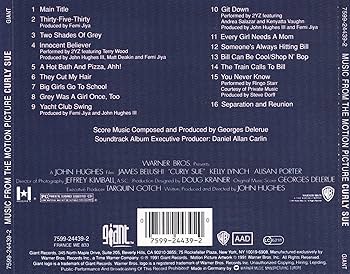 ES DELERUE,新品,サントラ,ジョルジュ・ドルリュー,限定 Amazon.co.jp: Curly Sue: ミュージック