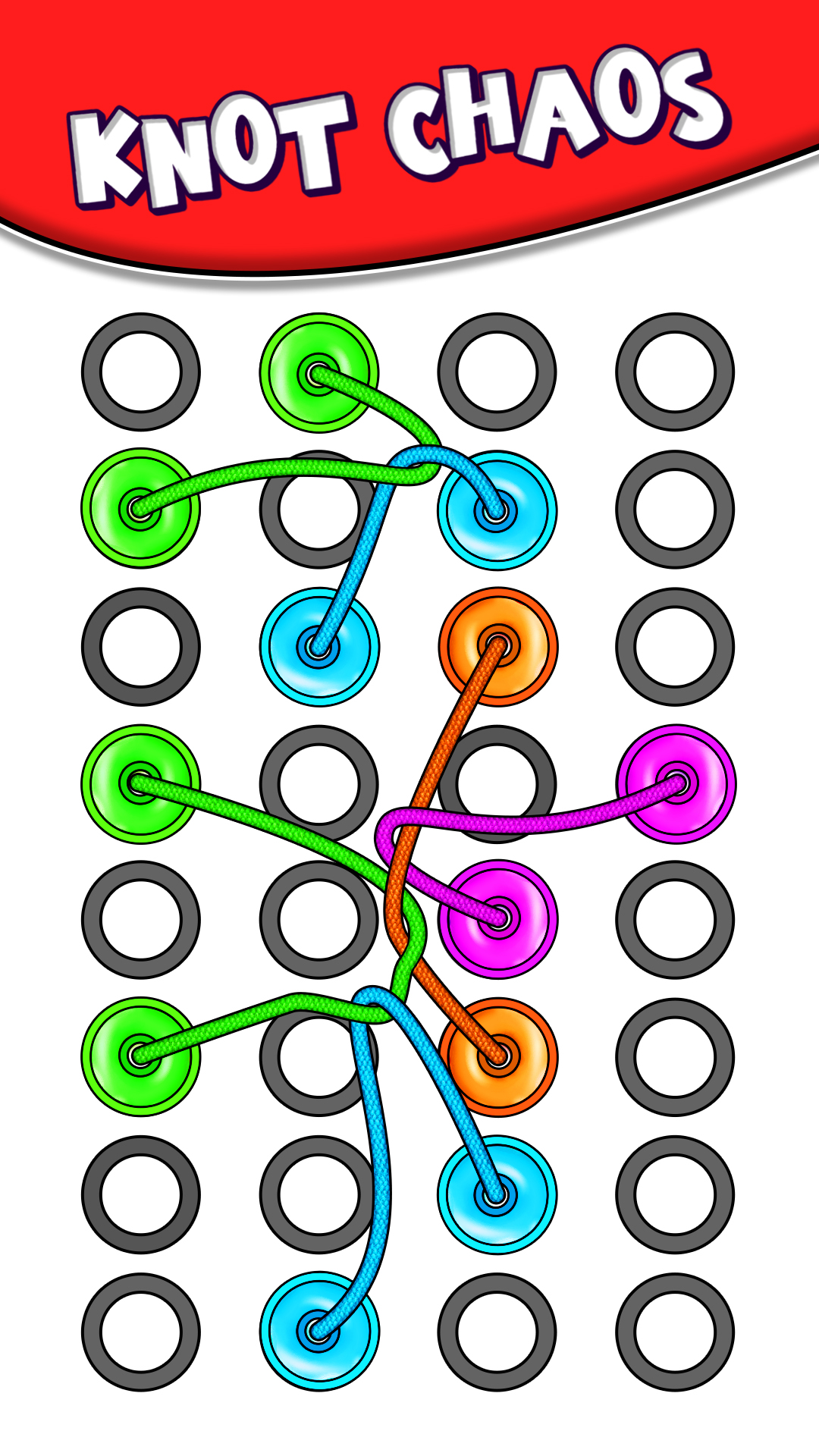 Tangle Rope Puzzles Twisted Knot Rope Tangle Puzzle Sort Color Adventure - App on the ...