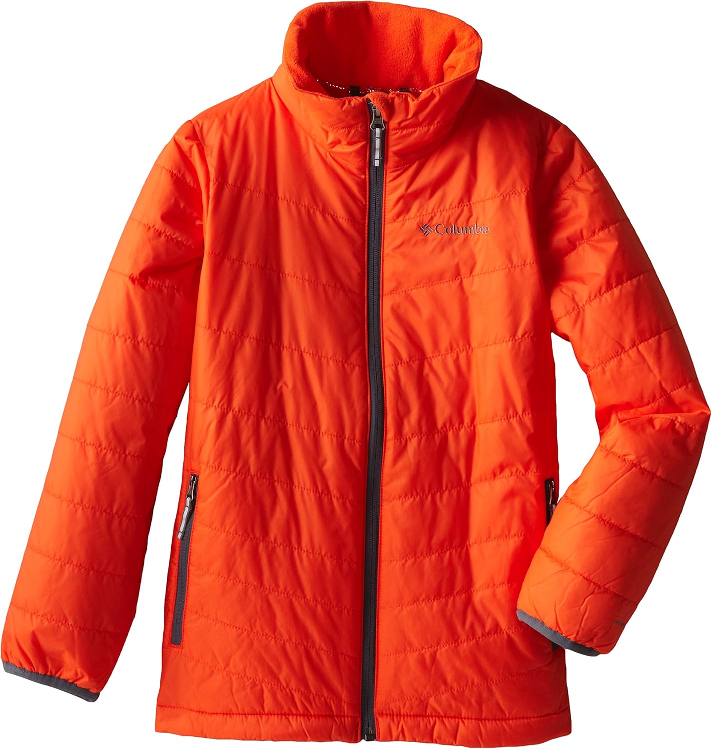 orange puffer jacket boys