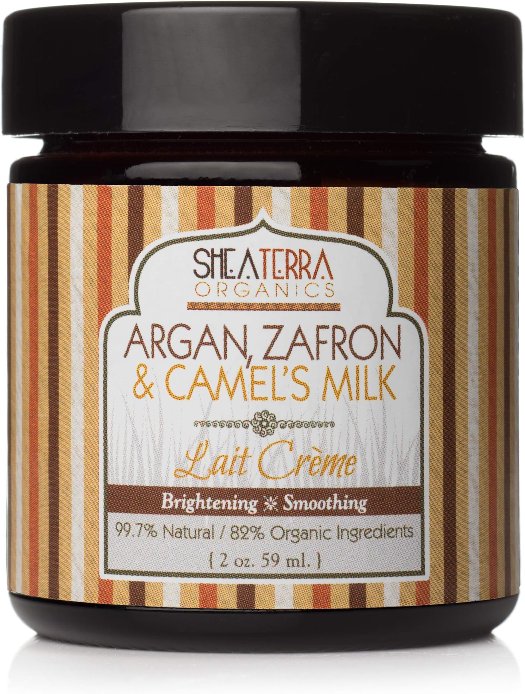 Shea Terra Organics Argan, Zafron & Camels Milk Brightening Face Creme