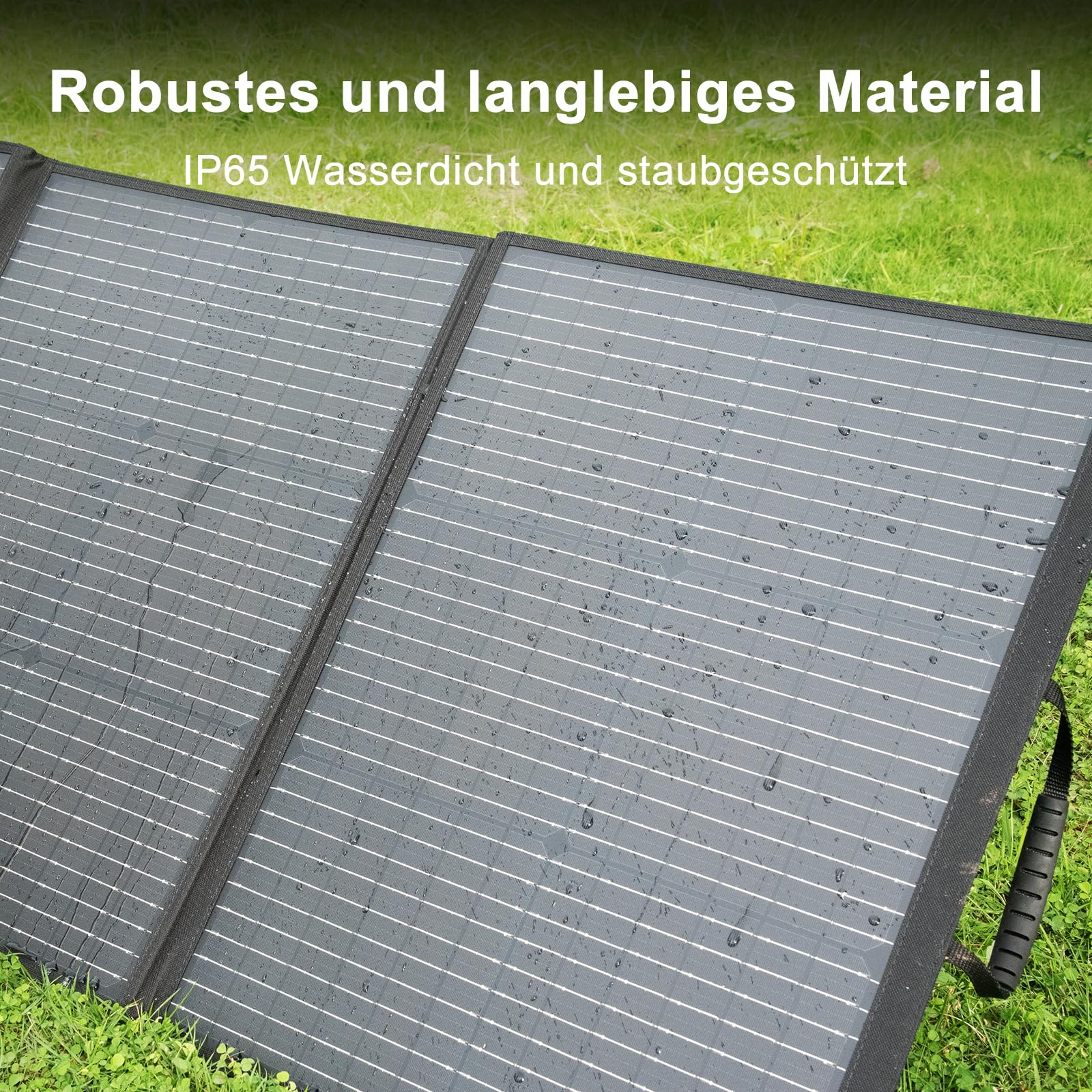 Solarplay Panneau solaire pliable 200 W pour générateurs solaires portables, module photovoltaïque pour système hors réseau, pour jardin, balcon, caravane vers l'extérieur