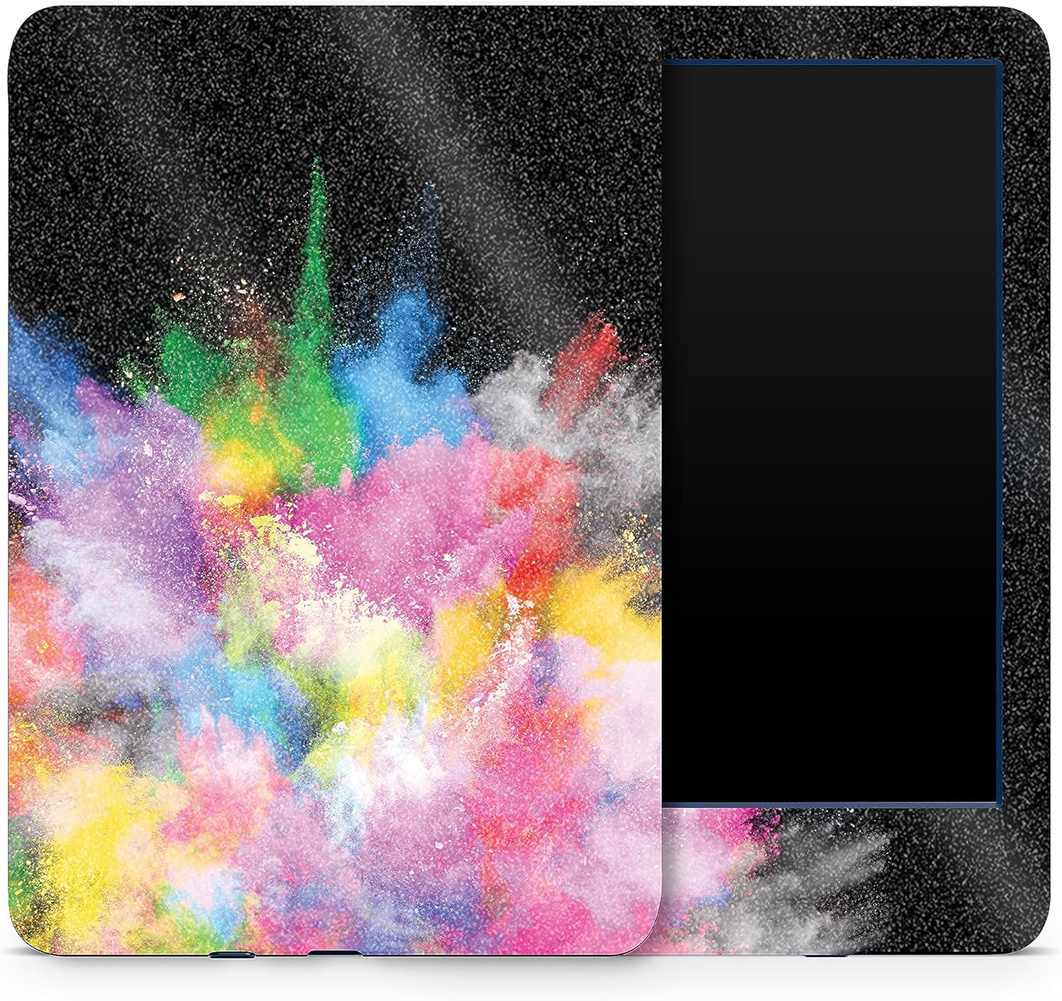 MightySkins Glossy Glitter Skin Compatible with Amazon Kindle 6-inch 11th Gen (2022) Full Wrap - Paintsplosion | Protective High-Gloss Glitter Finish | Easy to Apply | Made in The USA