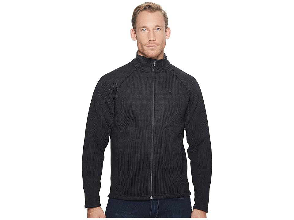

Spyder Foremost Full Zip Heavyweight Stryke Jacket (Black/Black) Men's Coat