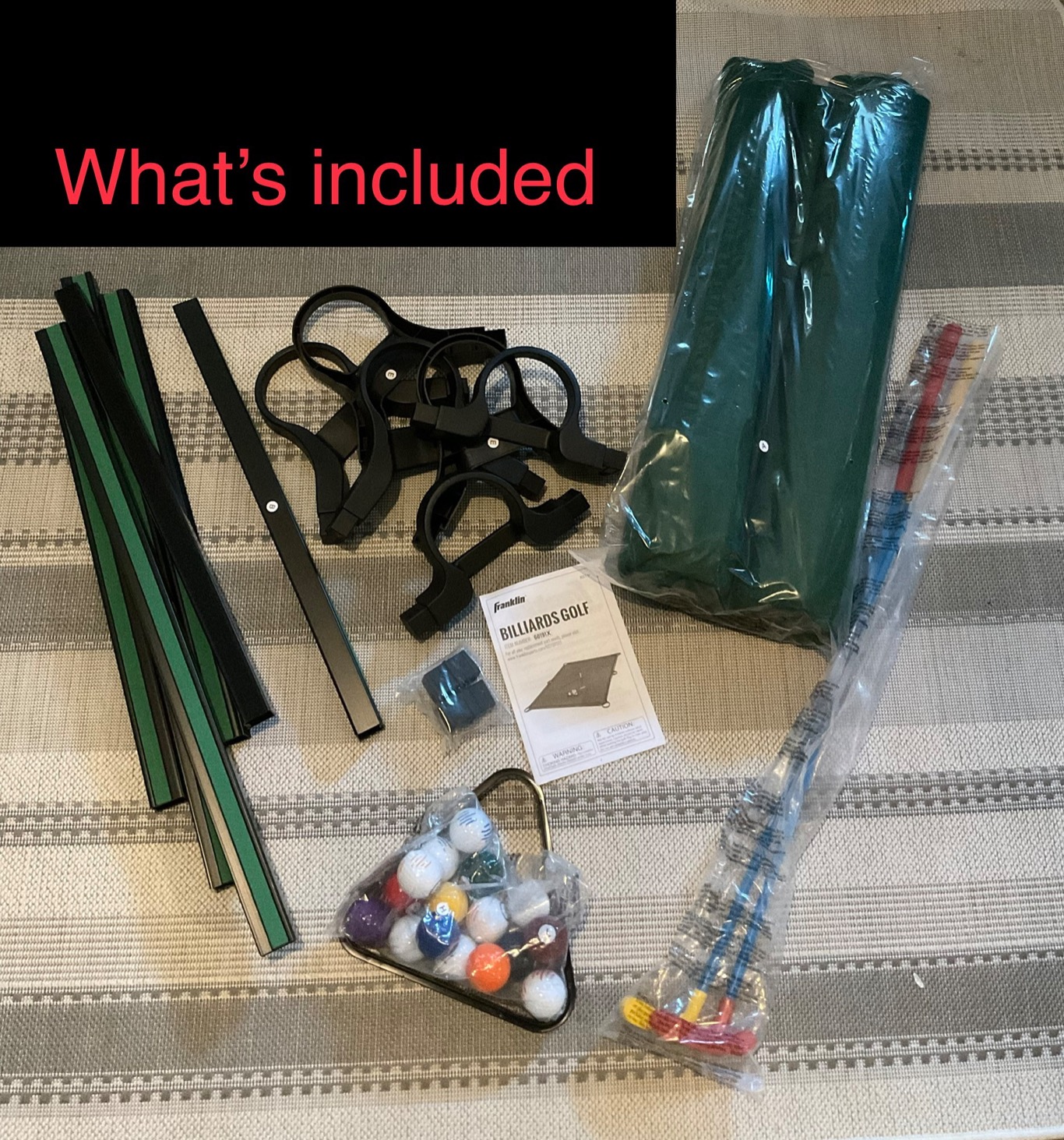 14/mo Finance Franklin Sports Billiards Mini Putt Golf Mini Golf