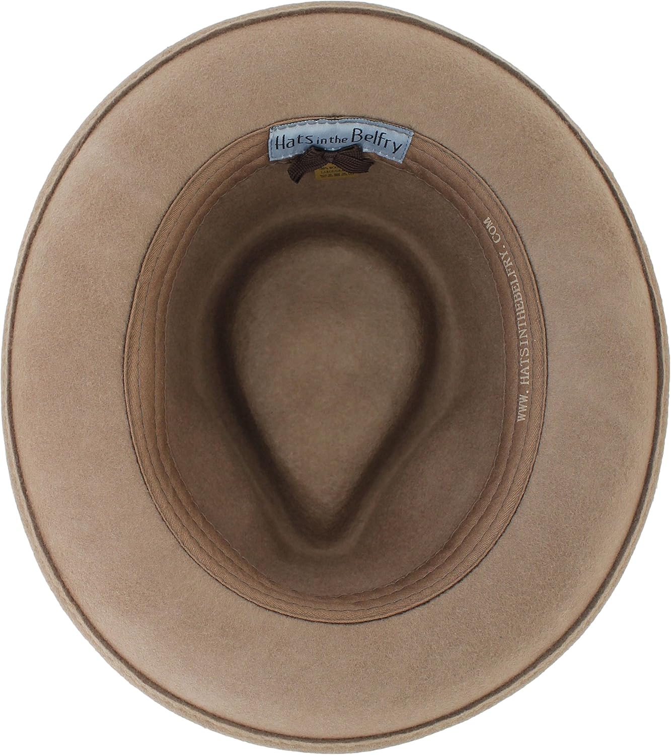 Belfry Gangster 100% Wool Stain Resistant Crushable Dress Fedora in Black Grey Navy Brown Pecan - Image 6