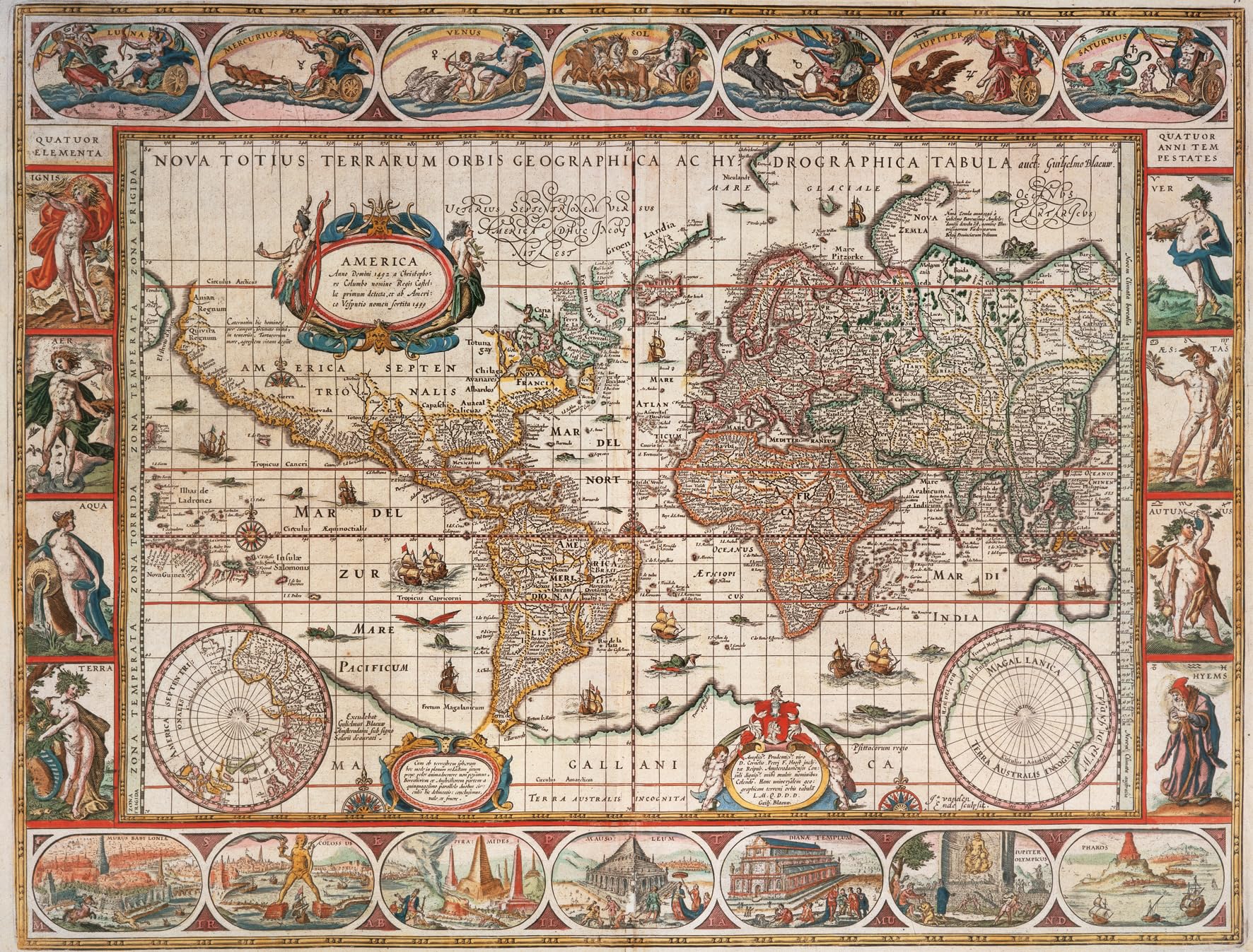 Ravensburger - Puzzle Mapa Mundi 1650, Puzzle 2000 Piezas, Puzzles para Adultos y Niños, Puzzle 2000 Piezas Adultos, Pegamento Puzzle para Enmarcar Puzzles, Rompecabezas Adultos, Geografía, 98x75cm
