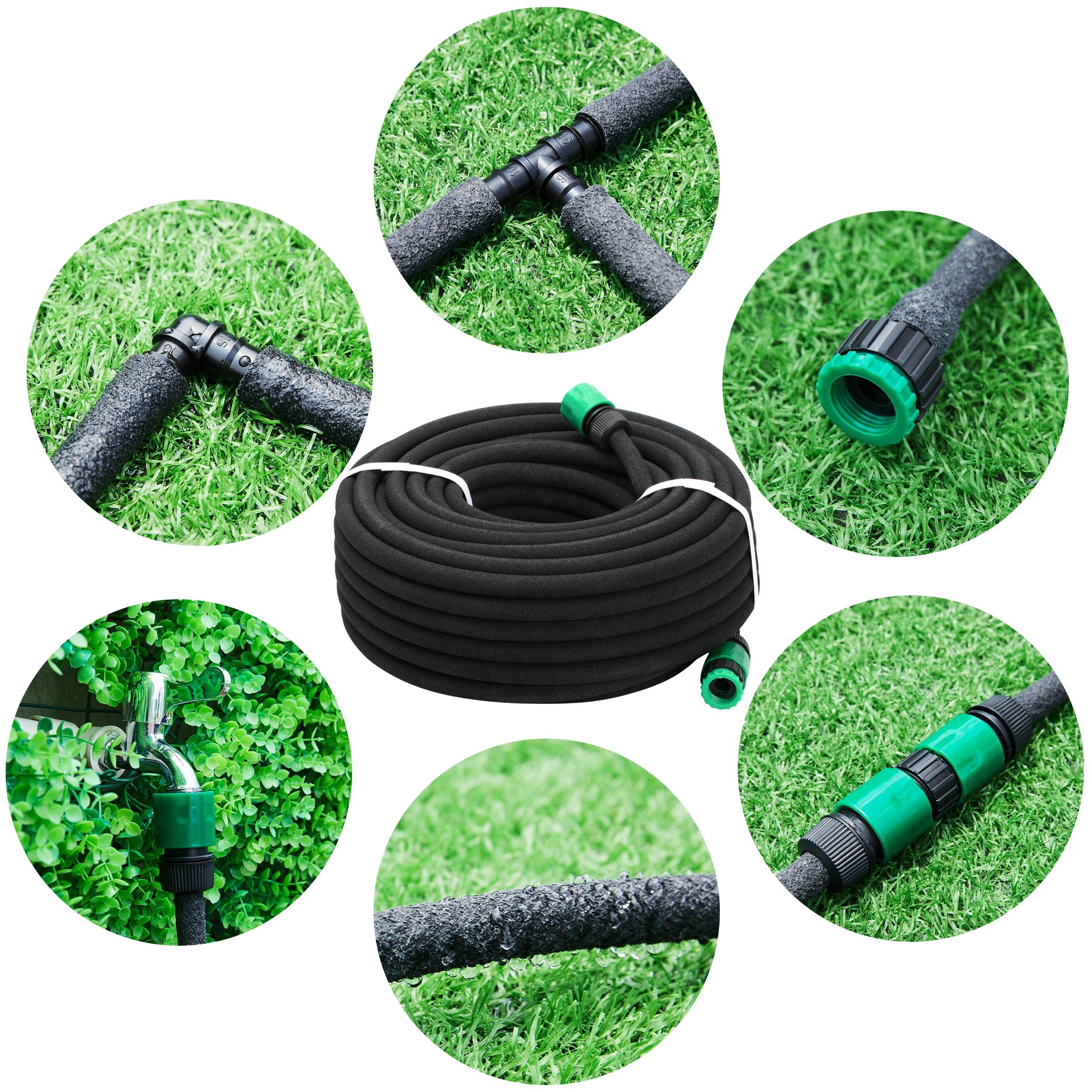 Yaheetech 50m Pearl Hose Drip Hose Garden Hose Irrigation Water Hose 1