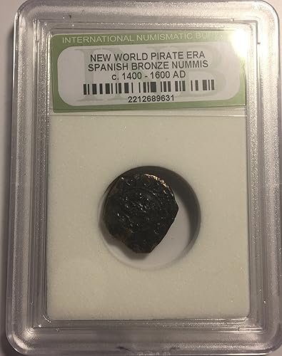 1400 ES - 1600 AD Moneda de Bronce Española Pirata ERA Maravedis AG-G
