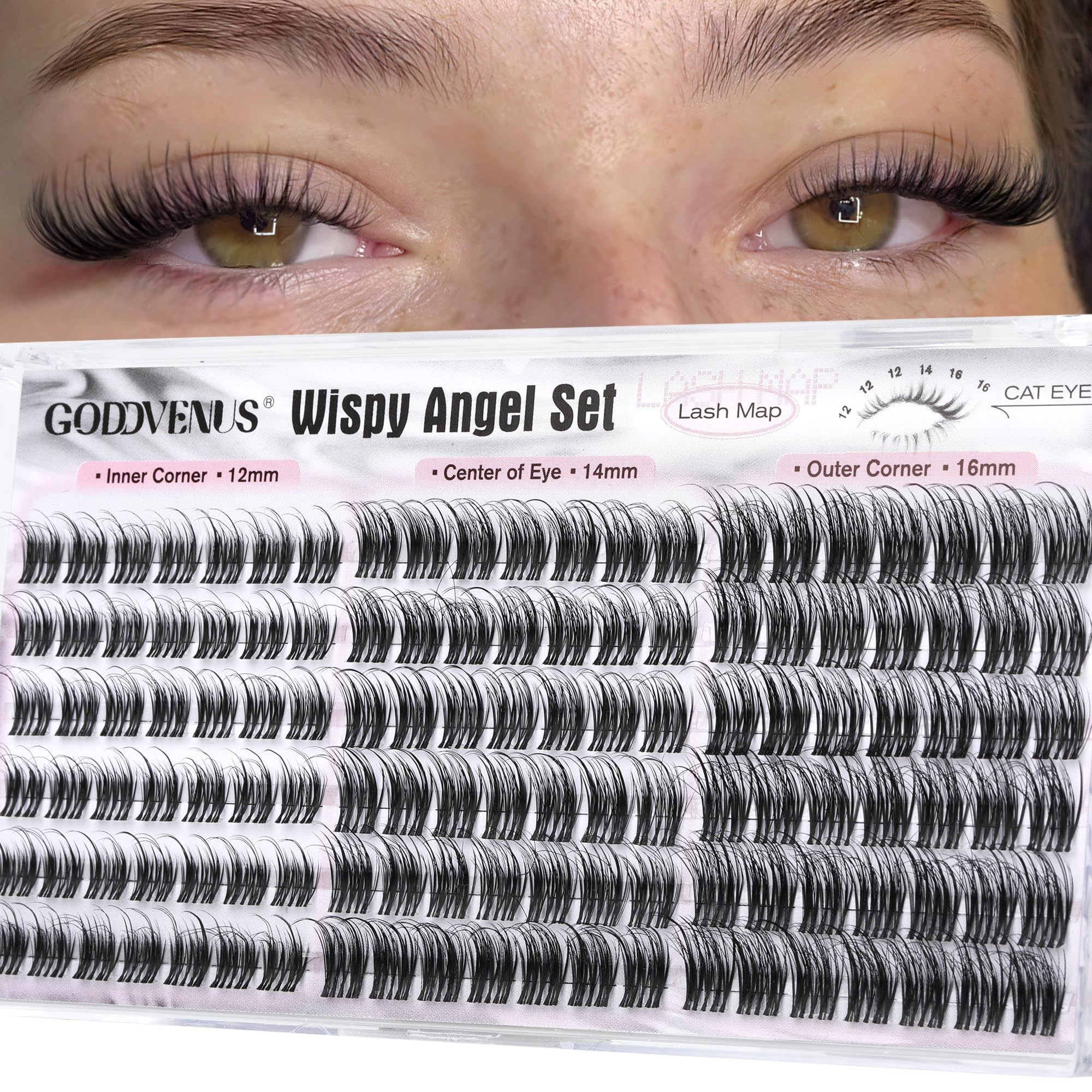 Goddvenus Lash Clusters: DIY Eyelashes - Natural Look -25 Goddvenus Lash Clusters: DIY Eyelashes - Natural Look -25