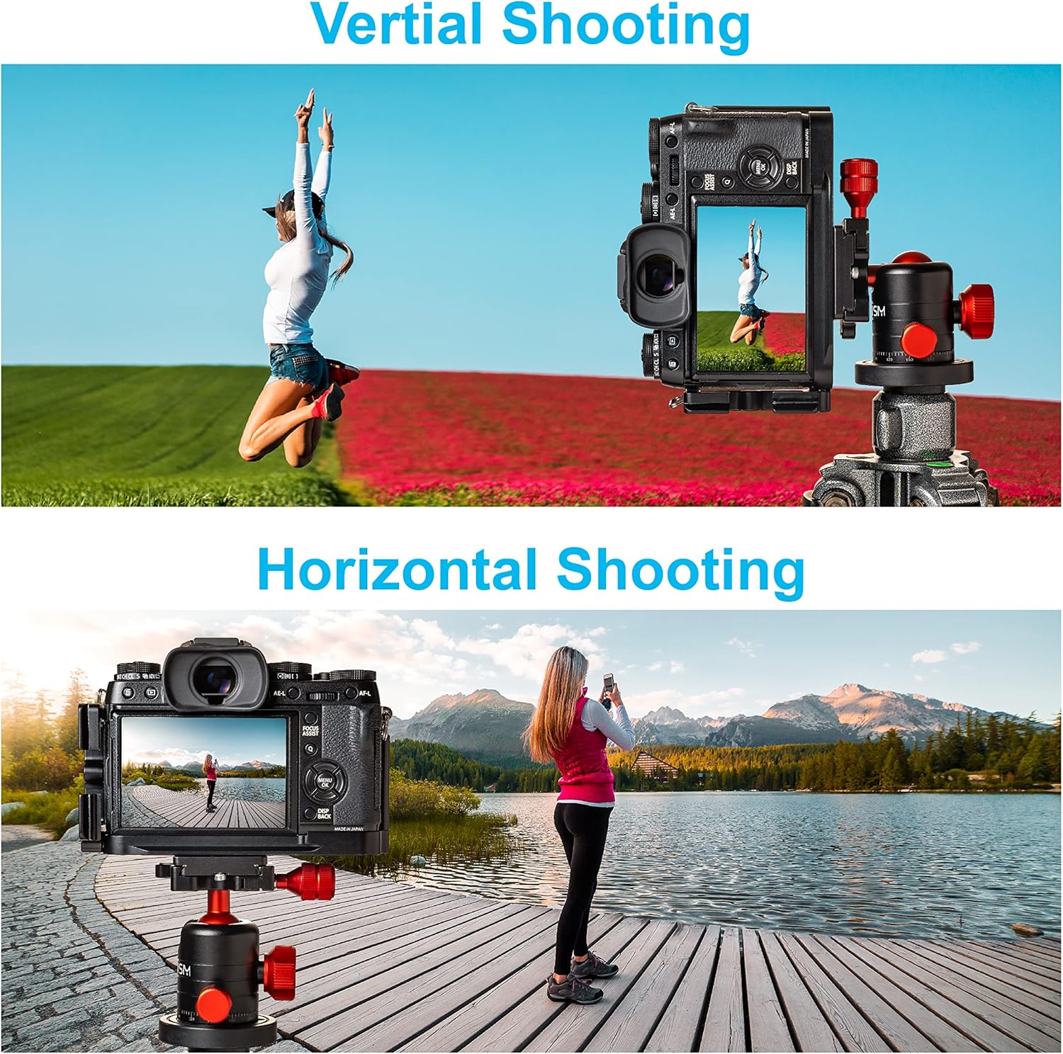 Professional Tripod Ball Head 24mm 360 Degree Swivel Panoramic Head with 38mm Width Quick Release Plate for DSLR Camera Slider Stabilizer Monopod