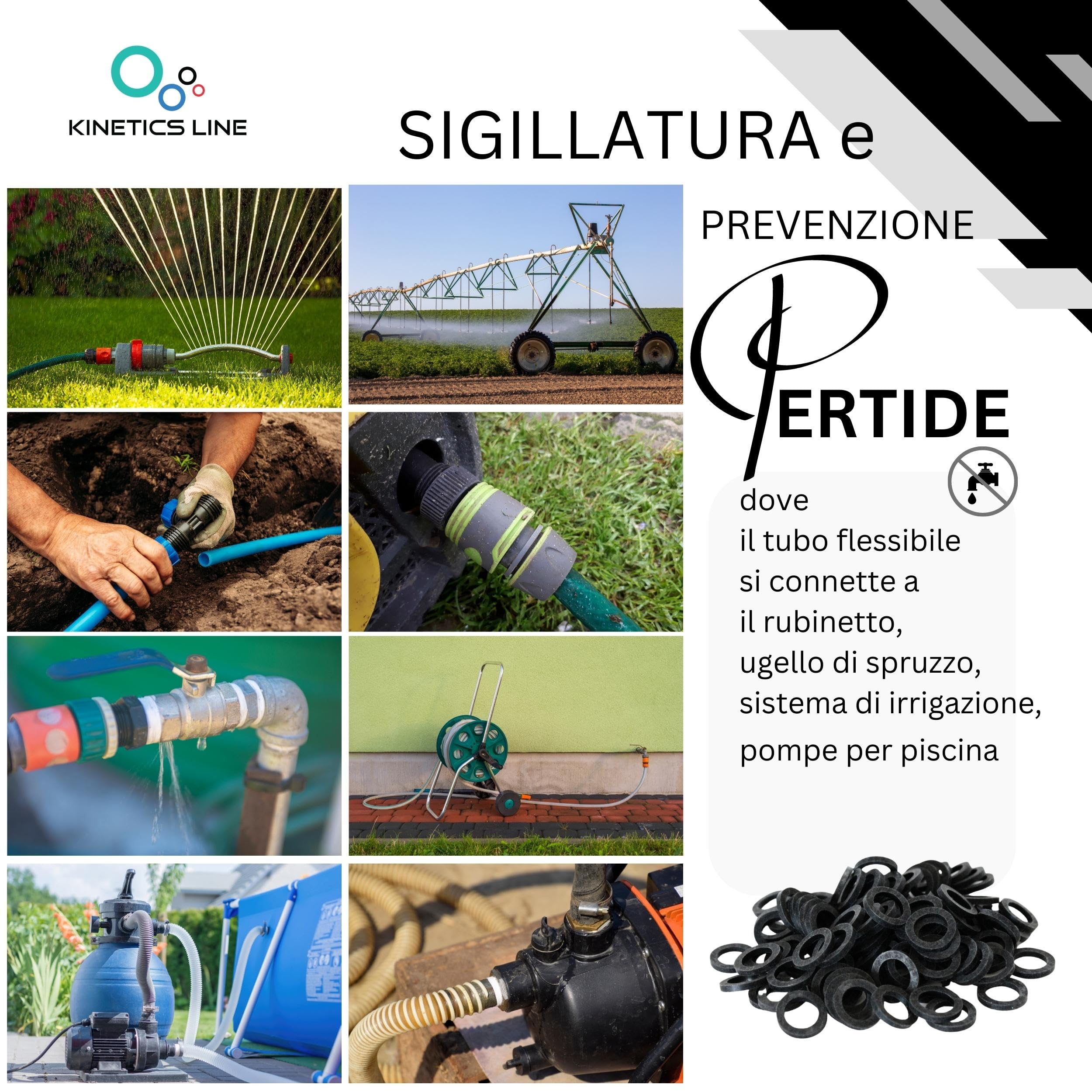 Guarnizione Piana in Gomma 1 Pollice Speciale (30 x 21 x 2 mm) – Confezione da 25 – Tenuta Affidabile per Impianti Idraulici e di Riscaldamento - da -20 °C a +70 °C