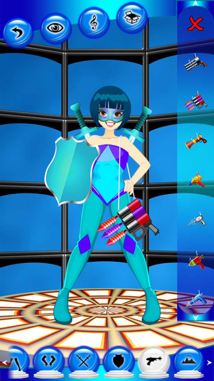 Super Heroes Dress Up Games