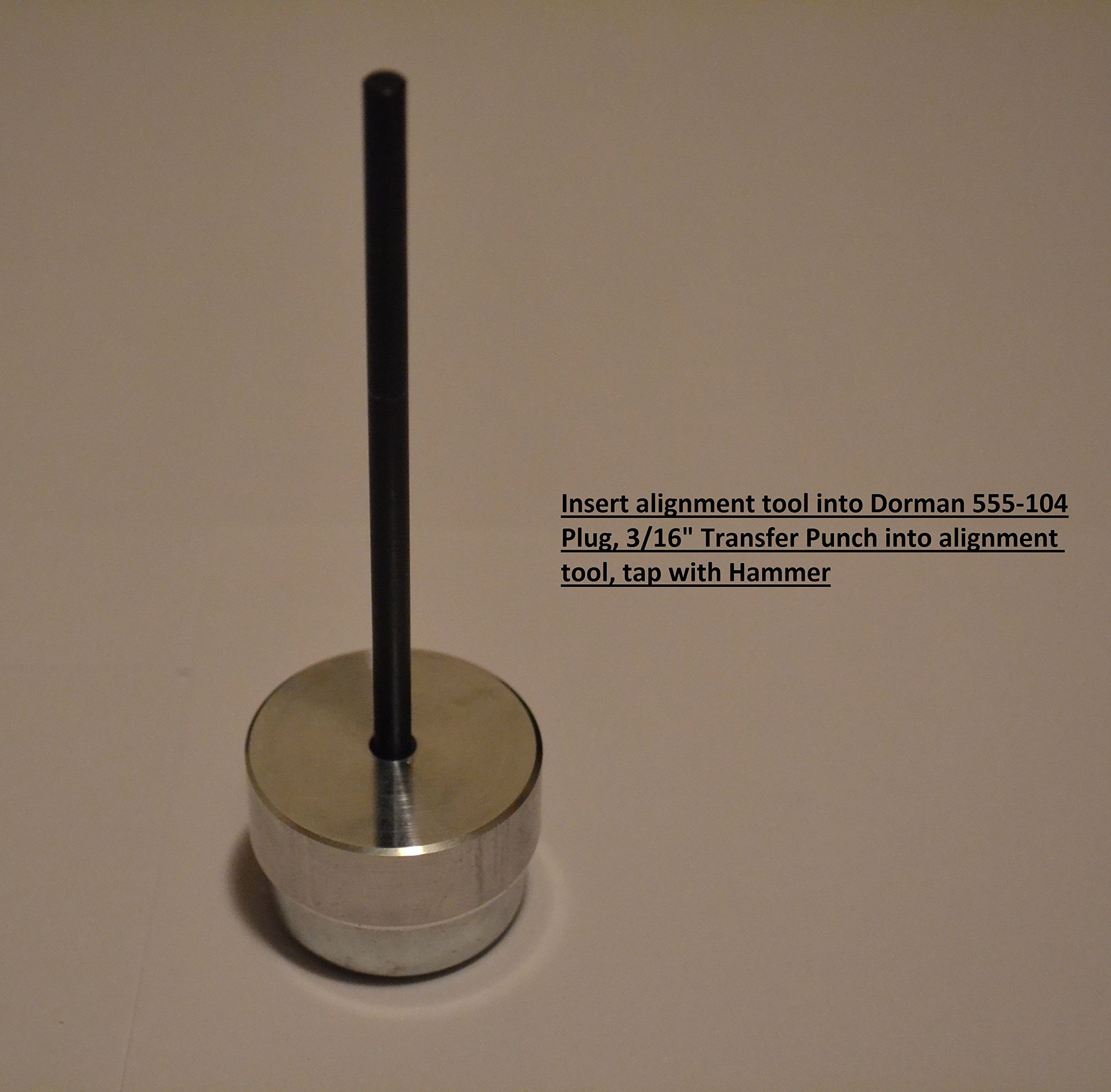 Maglite D Cell Center Punch/Drill Tool Dorman Freeze Plug 555104 / 555