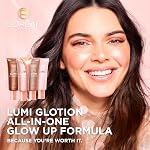 L’Oréal Paris True Match Lumi Glotion, Highlighter, Natural Glow Enhancer for Face & Body, Makeup, Instantly Hydrates and Illuminates Skin, Sheer Color Tint, Offers a Sunkissed Glow, 903 Medium, 40 mL