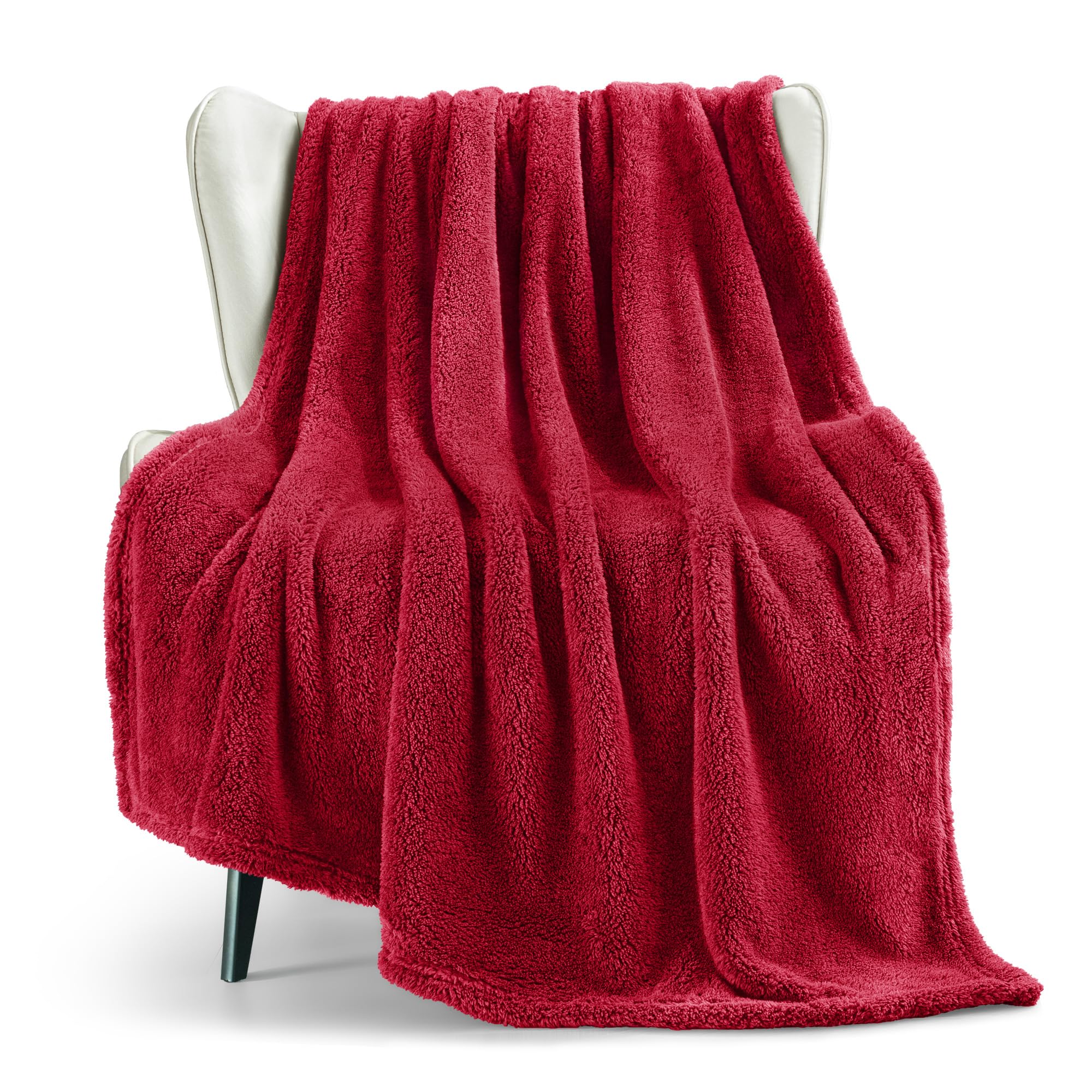 Exclusivo Mezcla Soft Fleece Throw Blanket for Sofa Super Soft Velvet Plush Blanket for Bed Fuzzy Cozy and Warm for All Seasons 127x152 CM