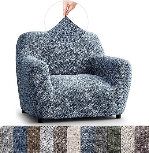 Miniatura 42 de PAULATO BY GA.I.CO. Funda para silla – Funda elástica para sillón – Funda de sillón para mascotas y niños – Fundas suaves para silla – Protector de