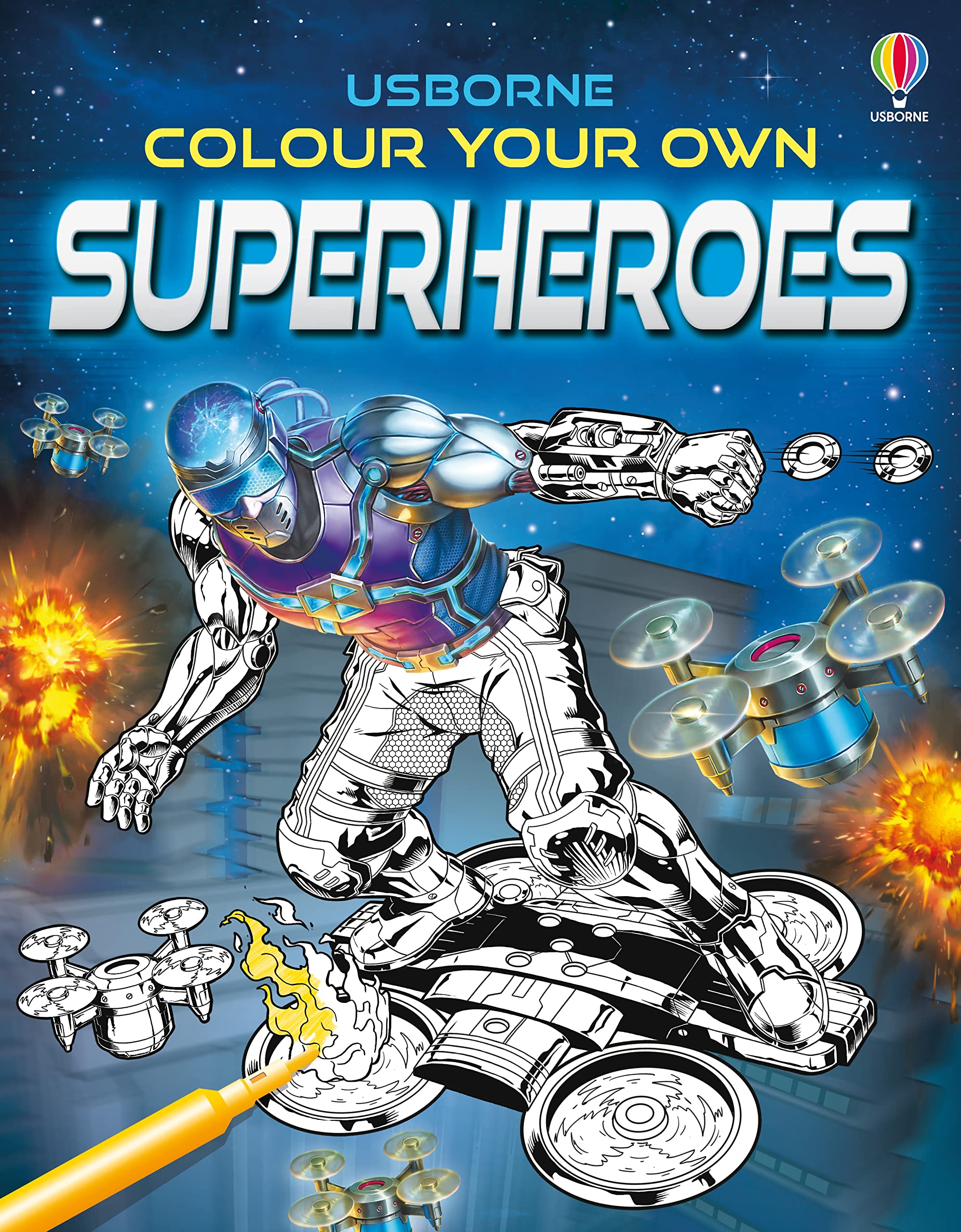 Colour Your Own Superheroes (Colouring Books)