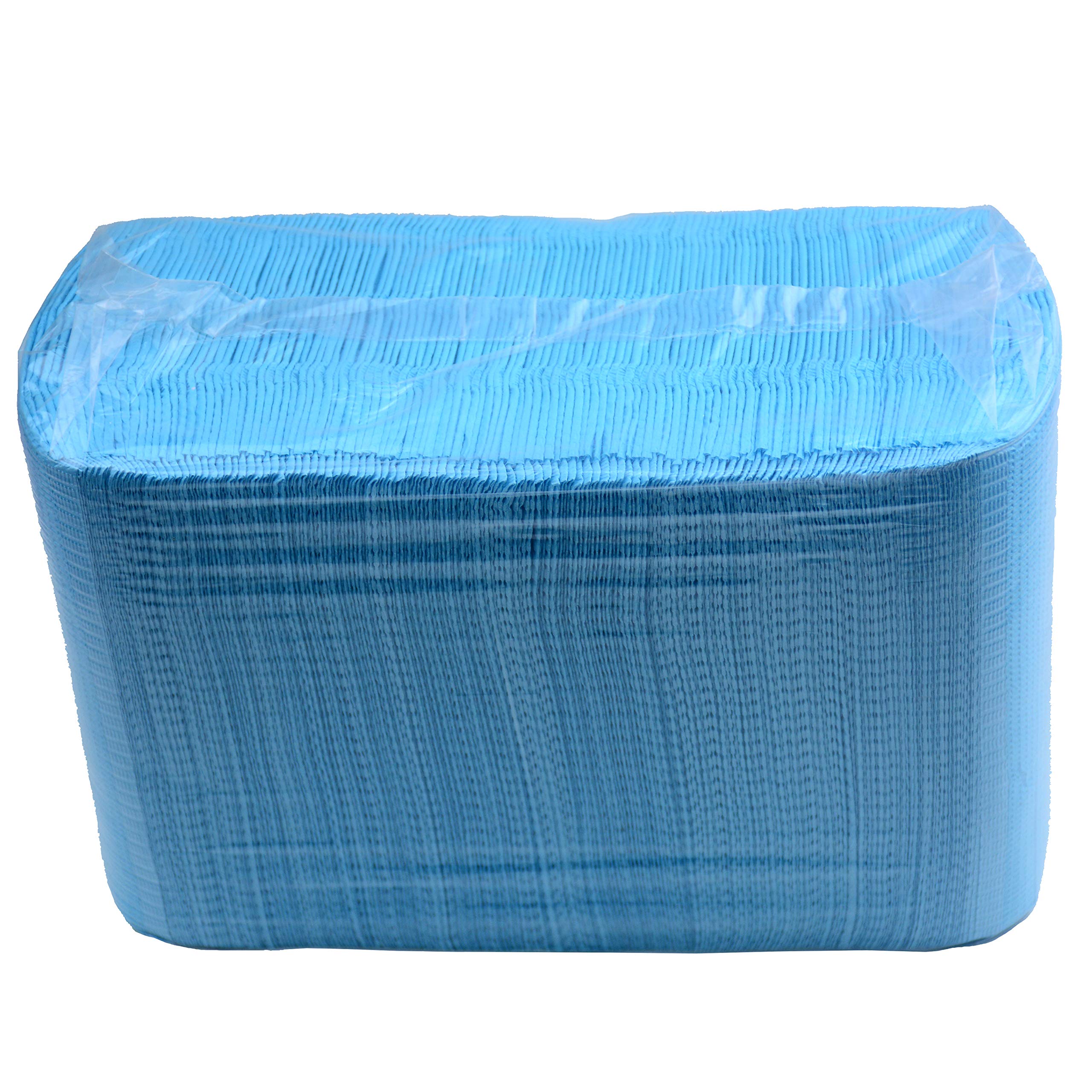Aokbean 125 Piezas 13x17,7 Pulgadas 3 Capas Mantel Desechable para Tatuajes Mantel Impermeable para Tatuajes Almohadilla de Limpieza de Toalla para Suministros de Tatuaje (Azul)