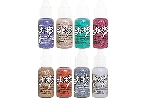 Ranger Alcohol Ink 8-Item Set: Cosmic, Glisten, Cayman, Sandstone, Sorbet, Steel, Sunset and Twinkle