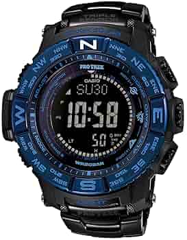 CASIO PRW-3500 PROTREK ブルー Amazon.co.jp: [カシオ]CASIO 腕時計 PROTREK トリプルセンサー