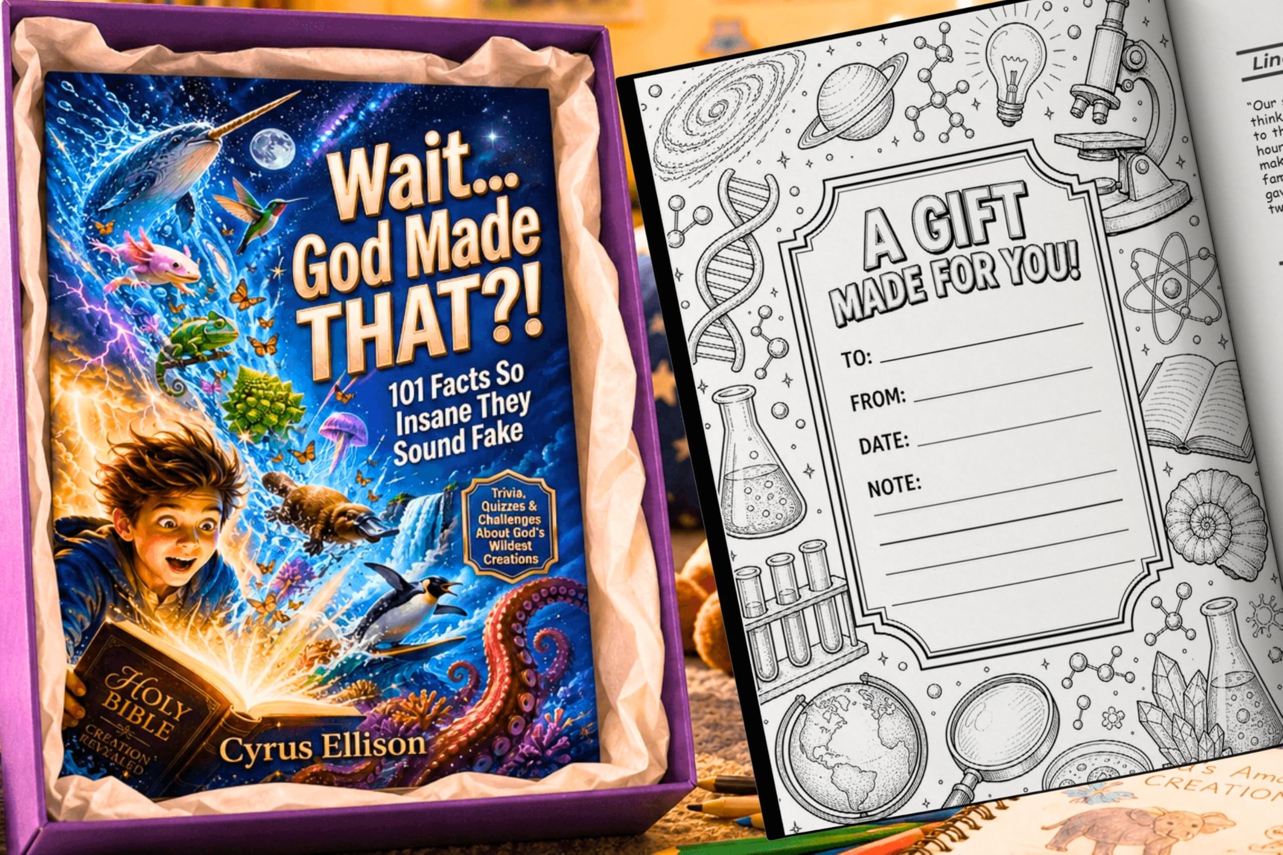 Wait... God Made THAT?!: 101 Facts So Insane They Sound Fake | Trivia, Quizzes & Challenges About God's Wildest Creations