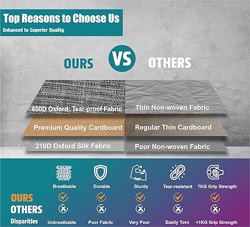 Miniatura 7 de SALWA - Organizador de sábanas (paquete de 2, negro) - Tamaño de sábana de cama KingQueen - Organizadores de sábanas y almacenamiento - Caja de