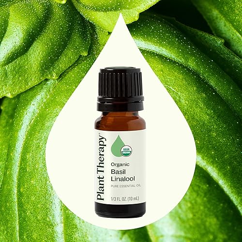 Miniatura 3 de Plant Therapy Aceite esencial de linalool de albahaca orgánico certificado por USDA, 10 mL, 100% puro, grado terapéutico