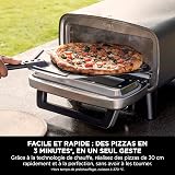Ninja Artisan Four à pizza et friteuse sans huile électrique d’extérieur, avec 4 modes : Pizza, Frire sans huile, Cuire au four, Faire lever, Avec pierre, pelle, plateau, panier Crousti, Gris MO201EU - 3